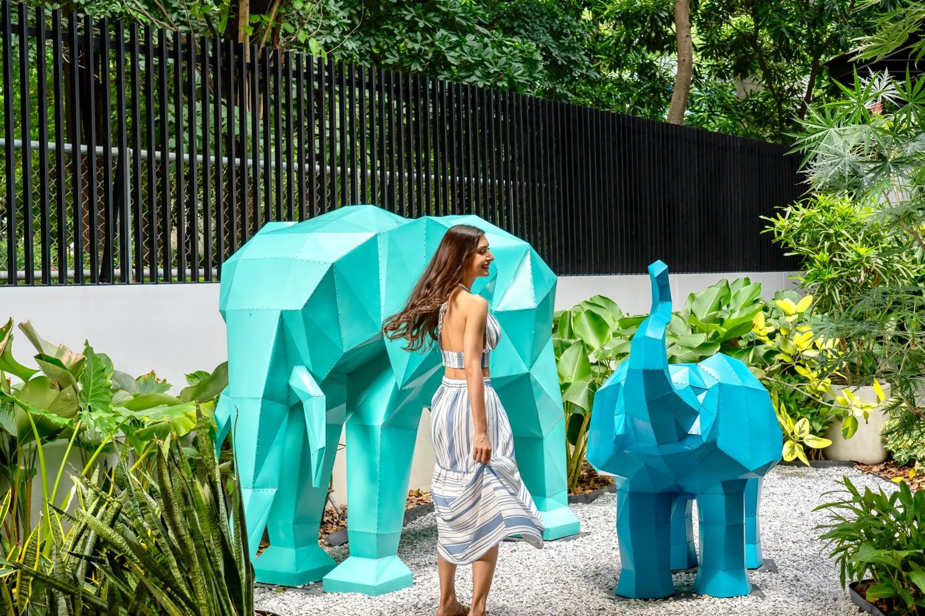 Decorative detail in Hotel Bangkokian