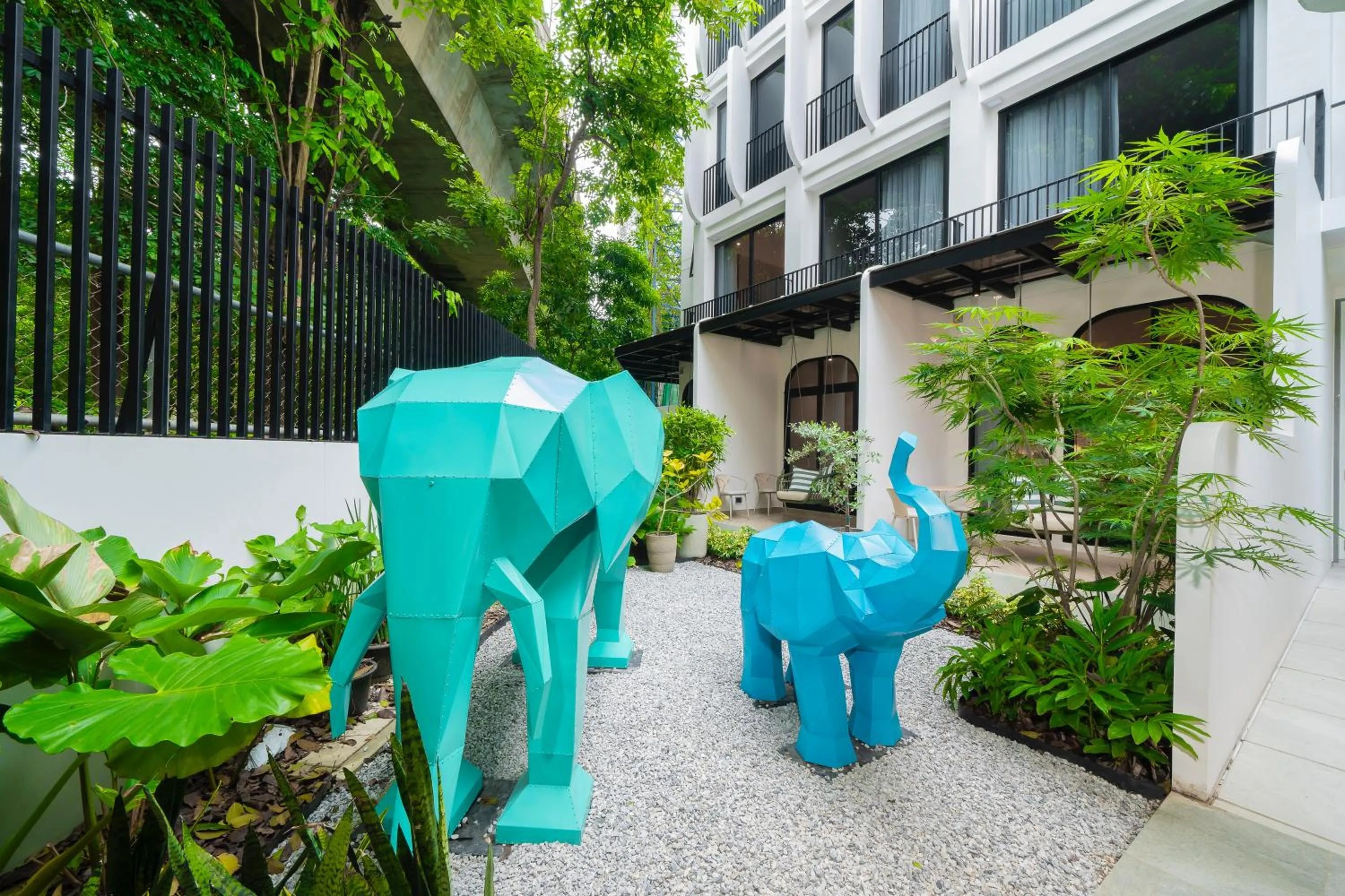 Natural landscape in Hotel Bangkokian