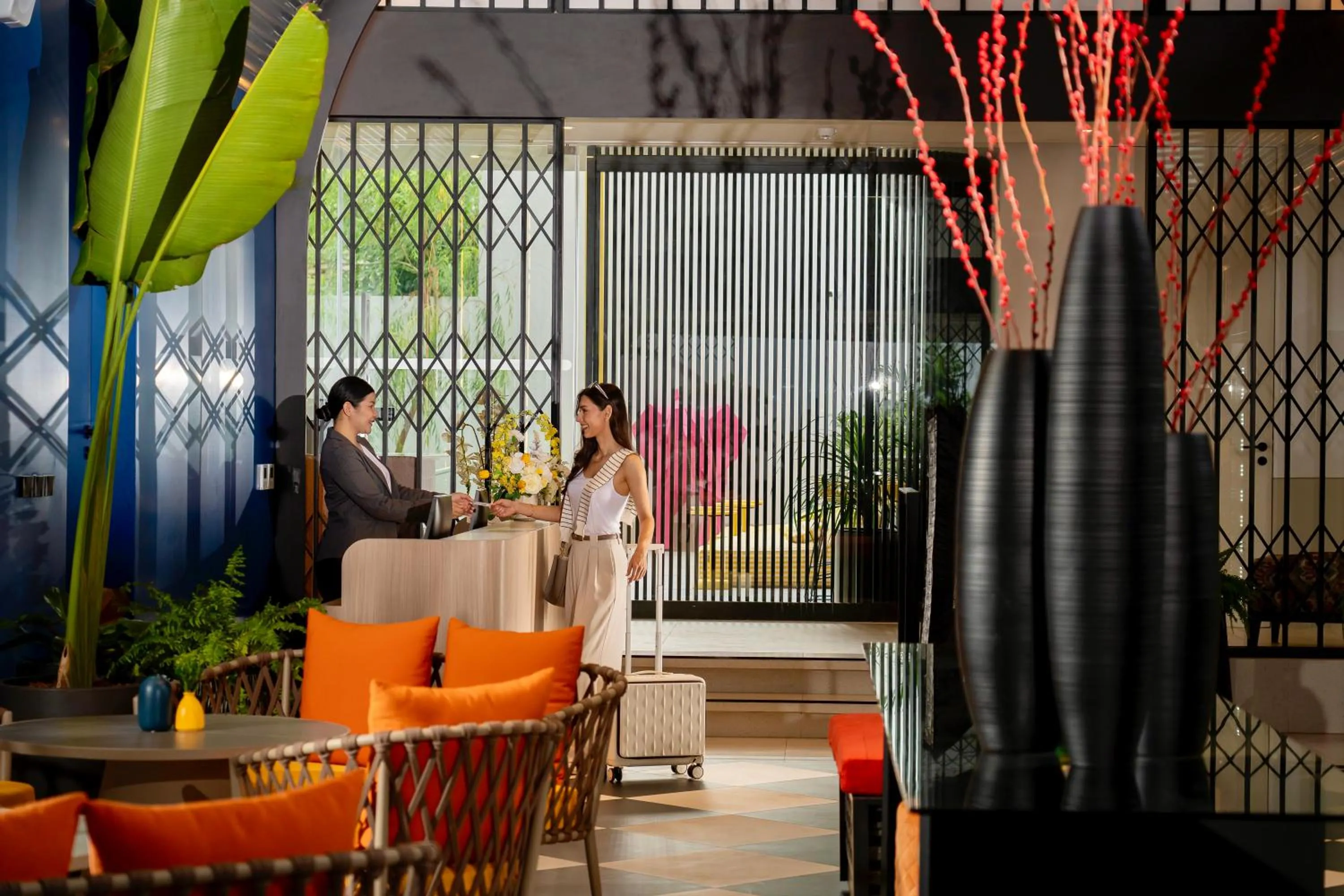 Lobby or reception in Hotel Bangkokian