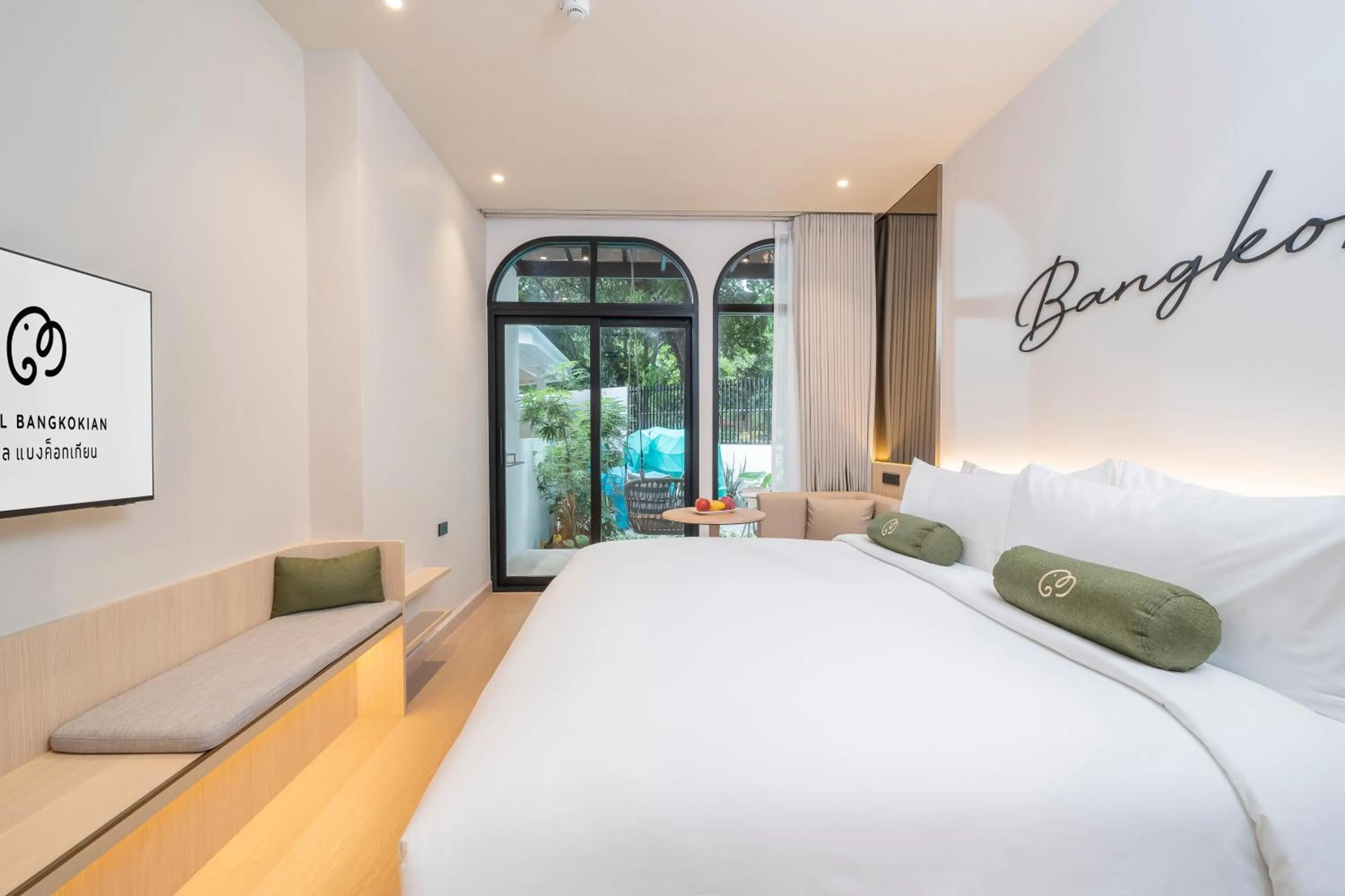 Terrace Park View in Hotel Bangkokian