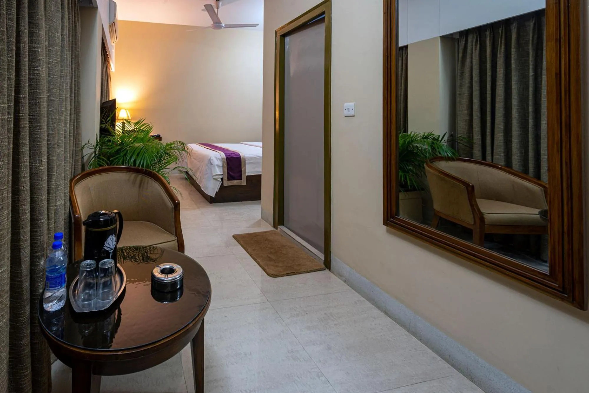 Bed in Hotel Ashrafee