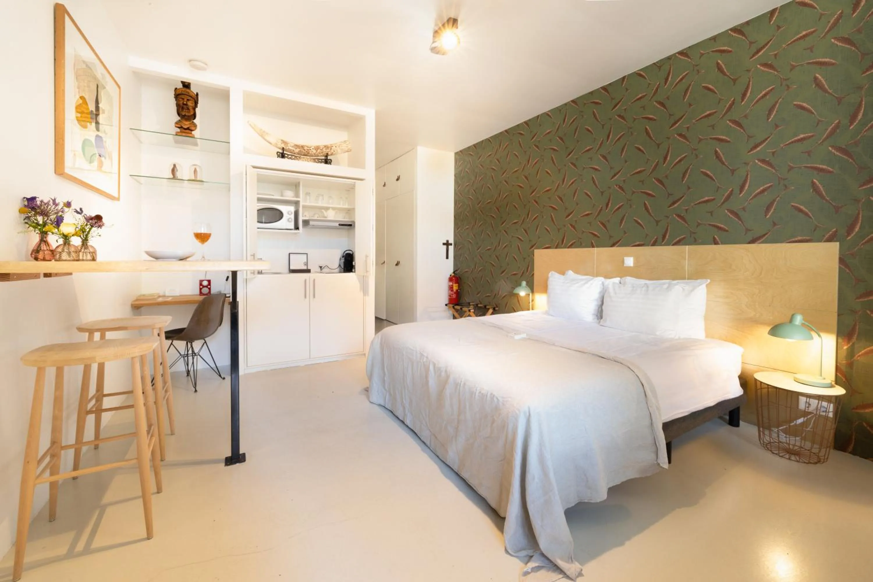 Kitchen or kitchenette in De DroomBoutique - Goud & Zilver Suites