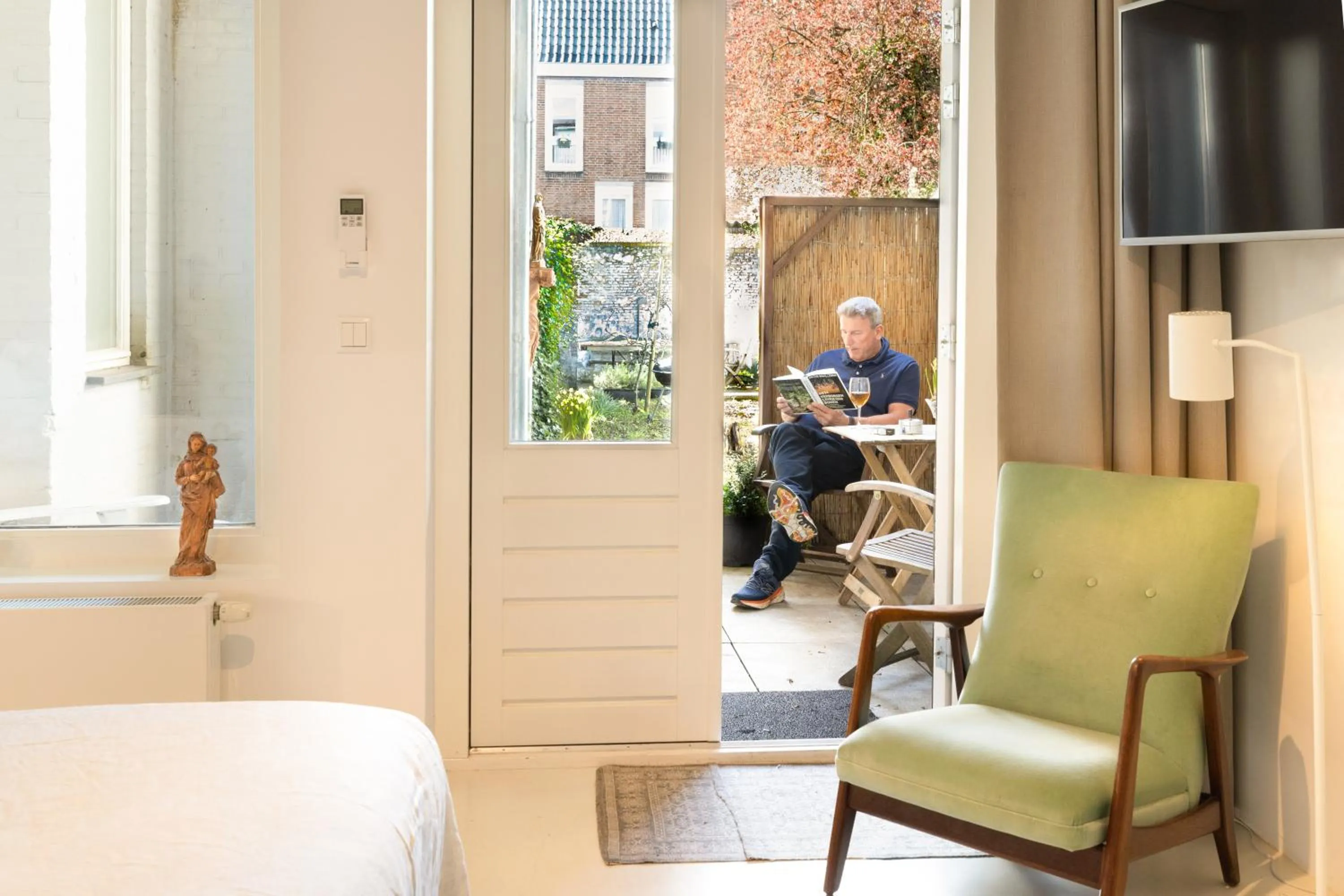 Garden in De DroomBoutique - Goud & Zilver Suites