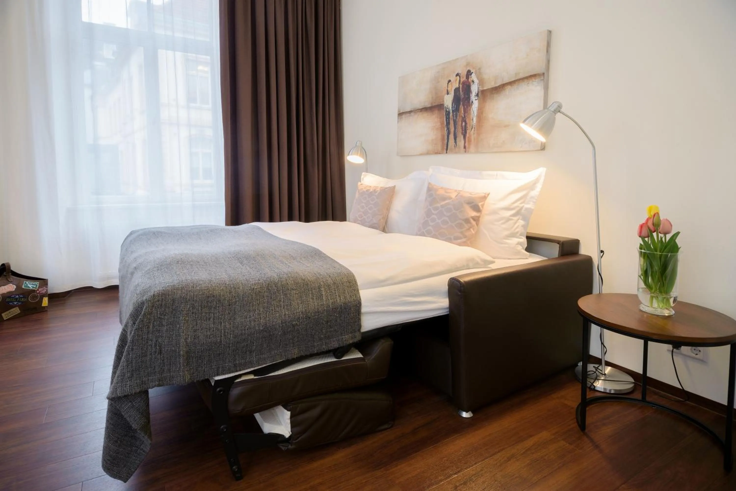 Living room, Bed in Boardinghouse Luise 5