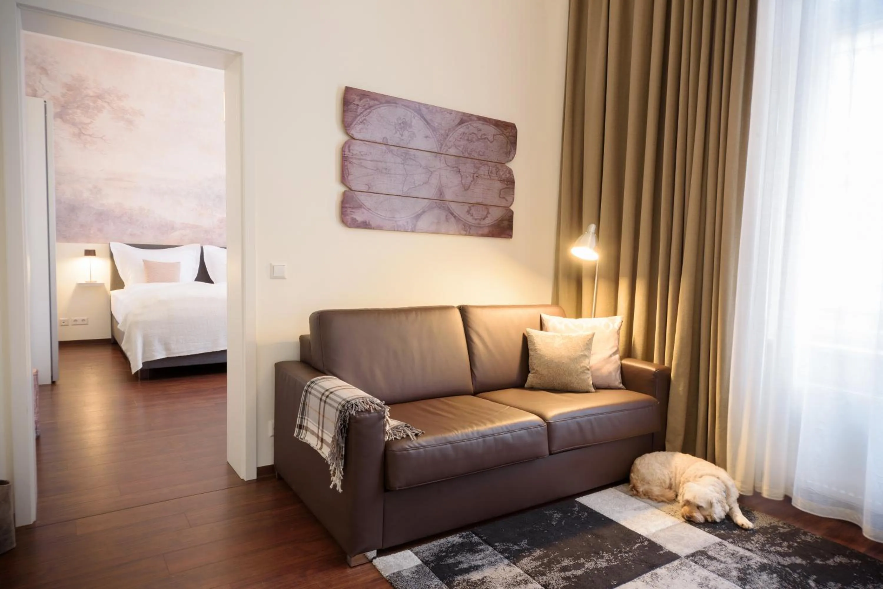 Living room in Boardinghouse Luise 5