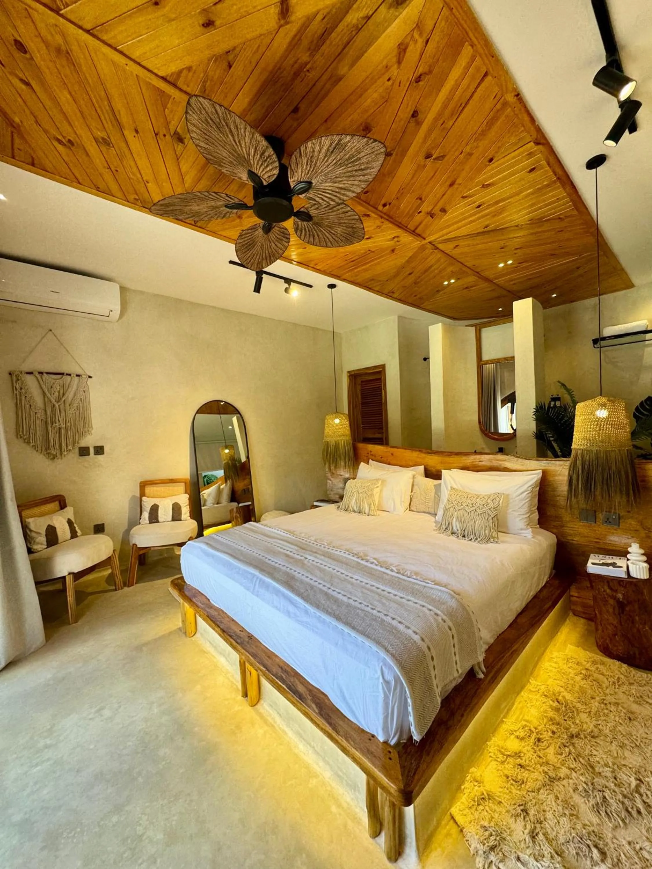 Bed in Kai Zanzibar Hotel and Spa