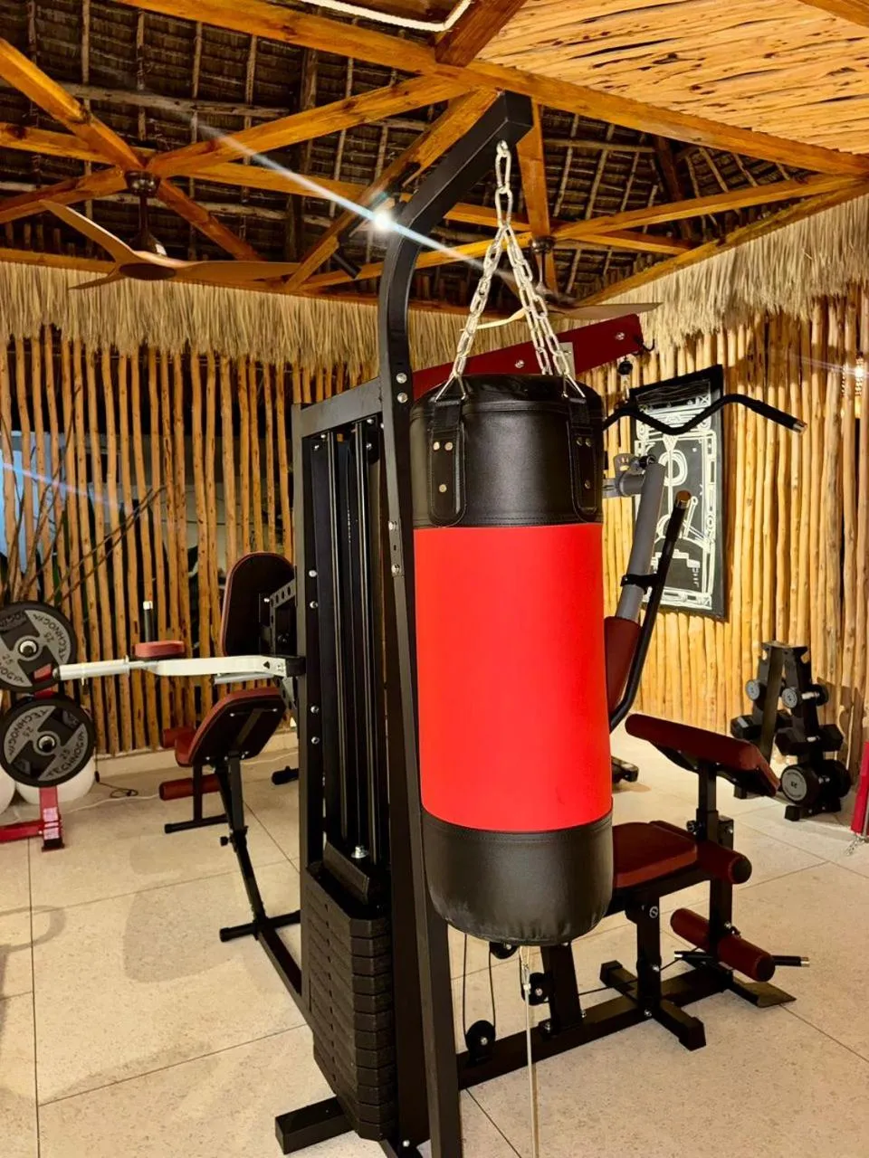 Fitness centre/facilities in Kai Zanzibar Hotel and Spa