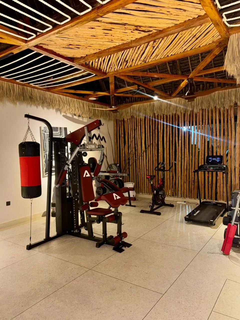 Fitness centre/facilities in Kai Zanzibar Hotel and Spa