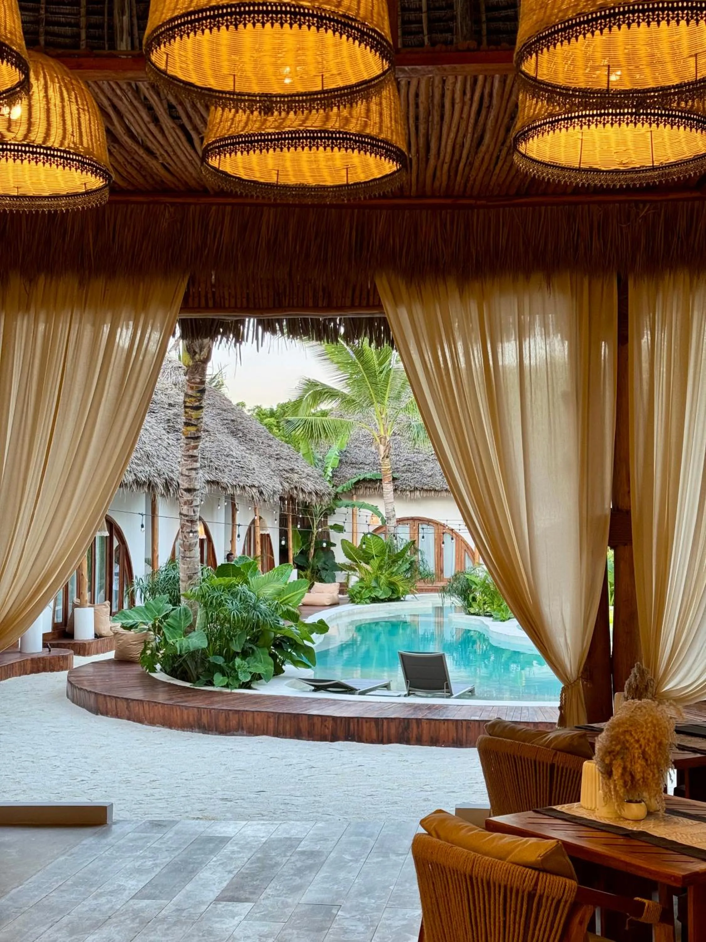 Pool view in Kai Zanzibar Hotel and Spa
