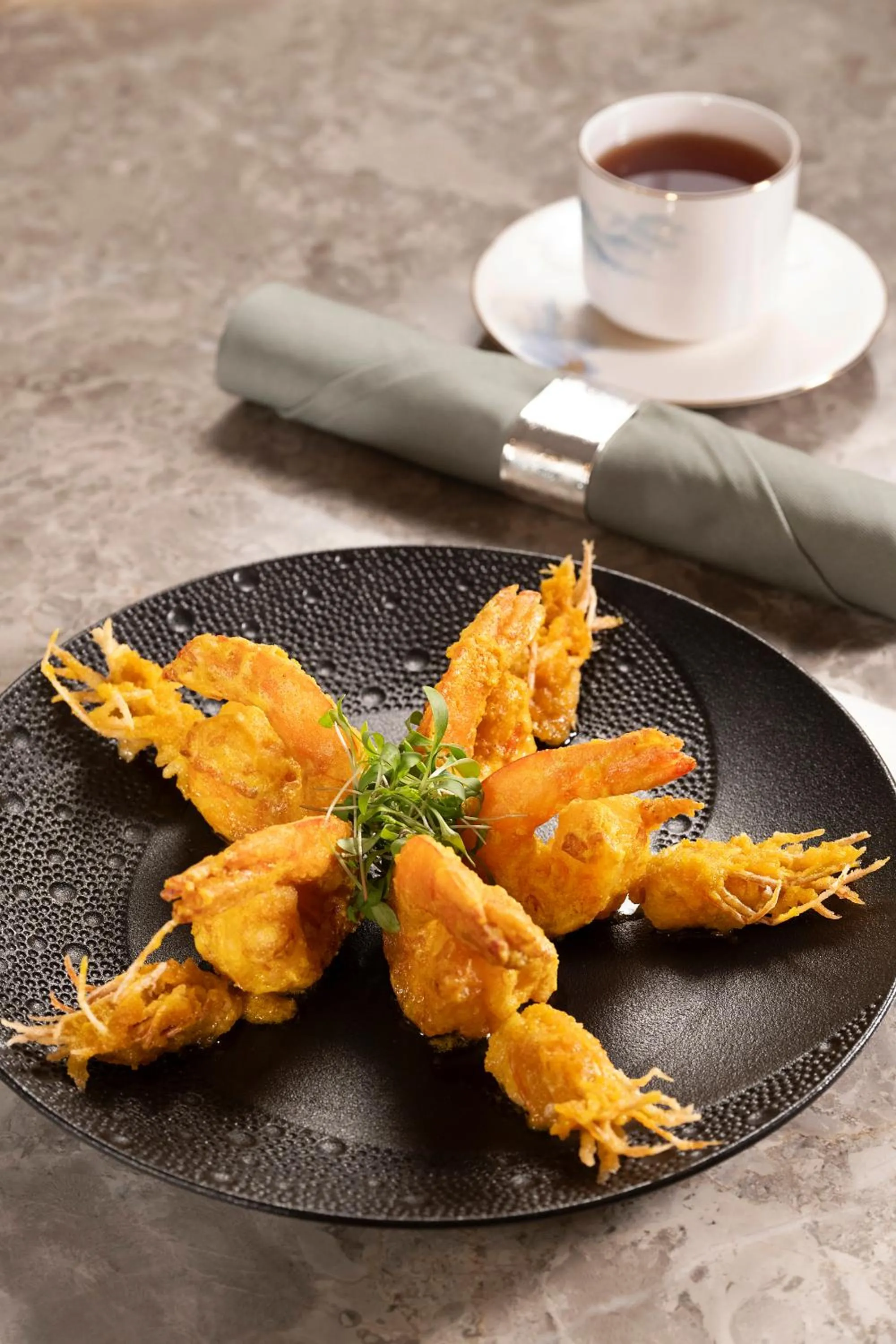 Food close-up in Dorsett Hotel Canary Wharf