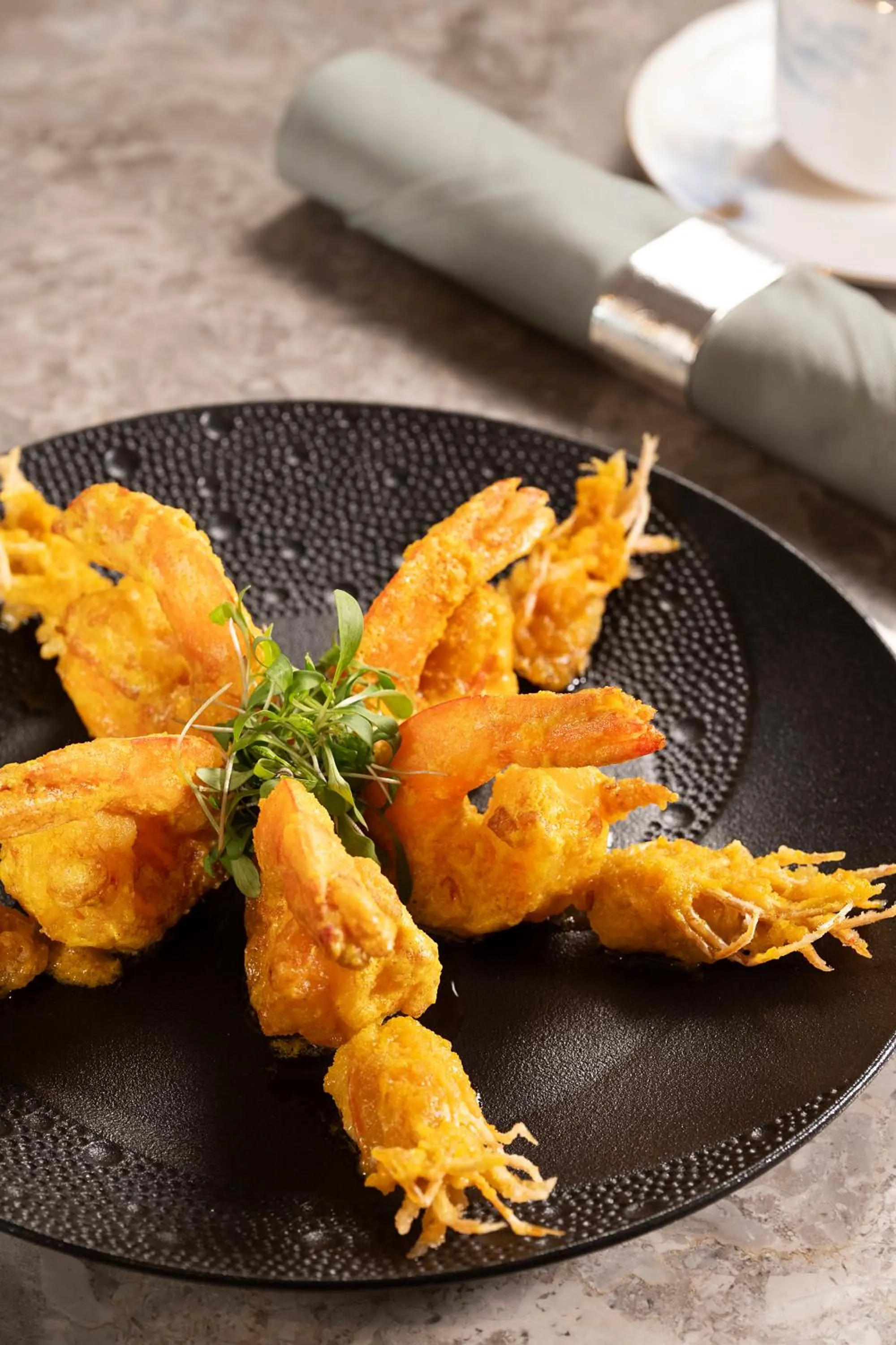 Food close-up in Dorsett Hotel Canary Wharf