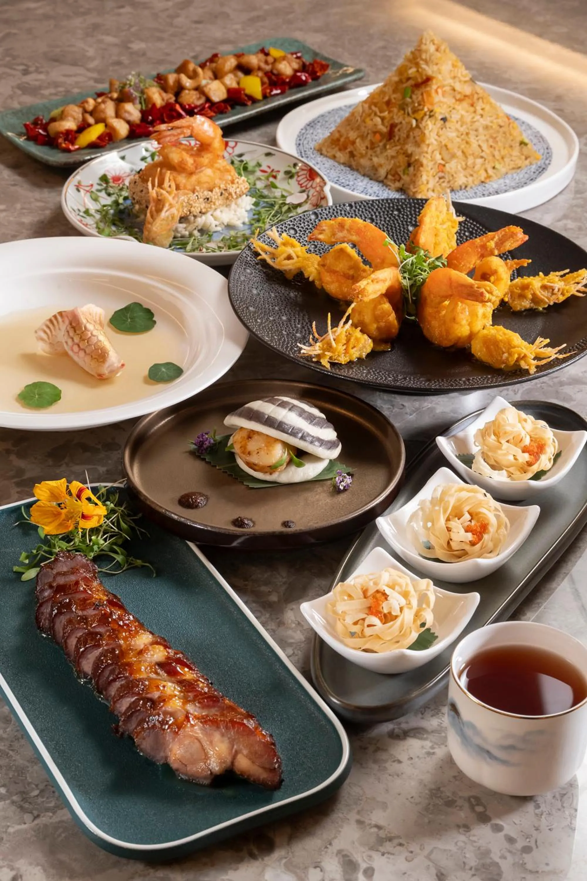 Food close-up in Dorsett Hotel Canary Wharf