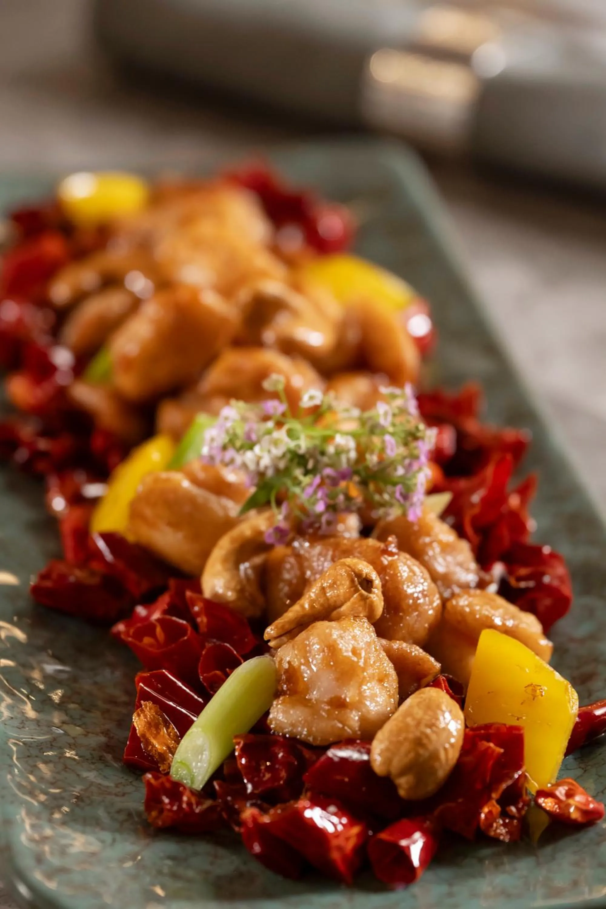 Food close-up in Dorsett Hotel Canary Wharf