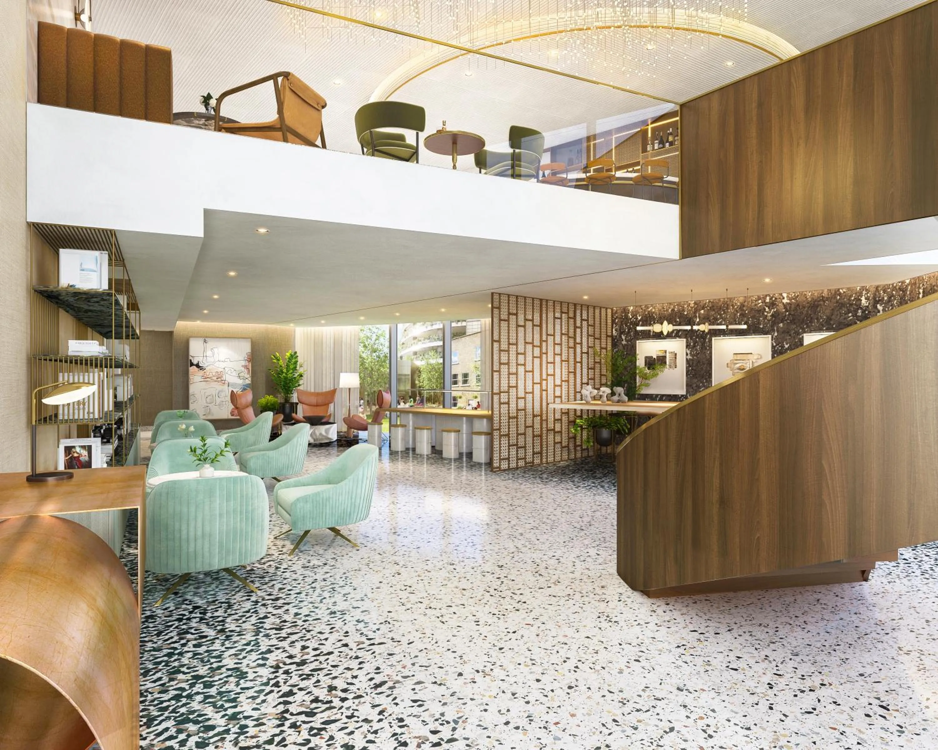 Lobby or reception in Dorsett Hotel Canary Wharf