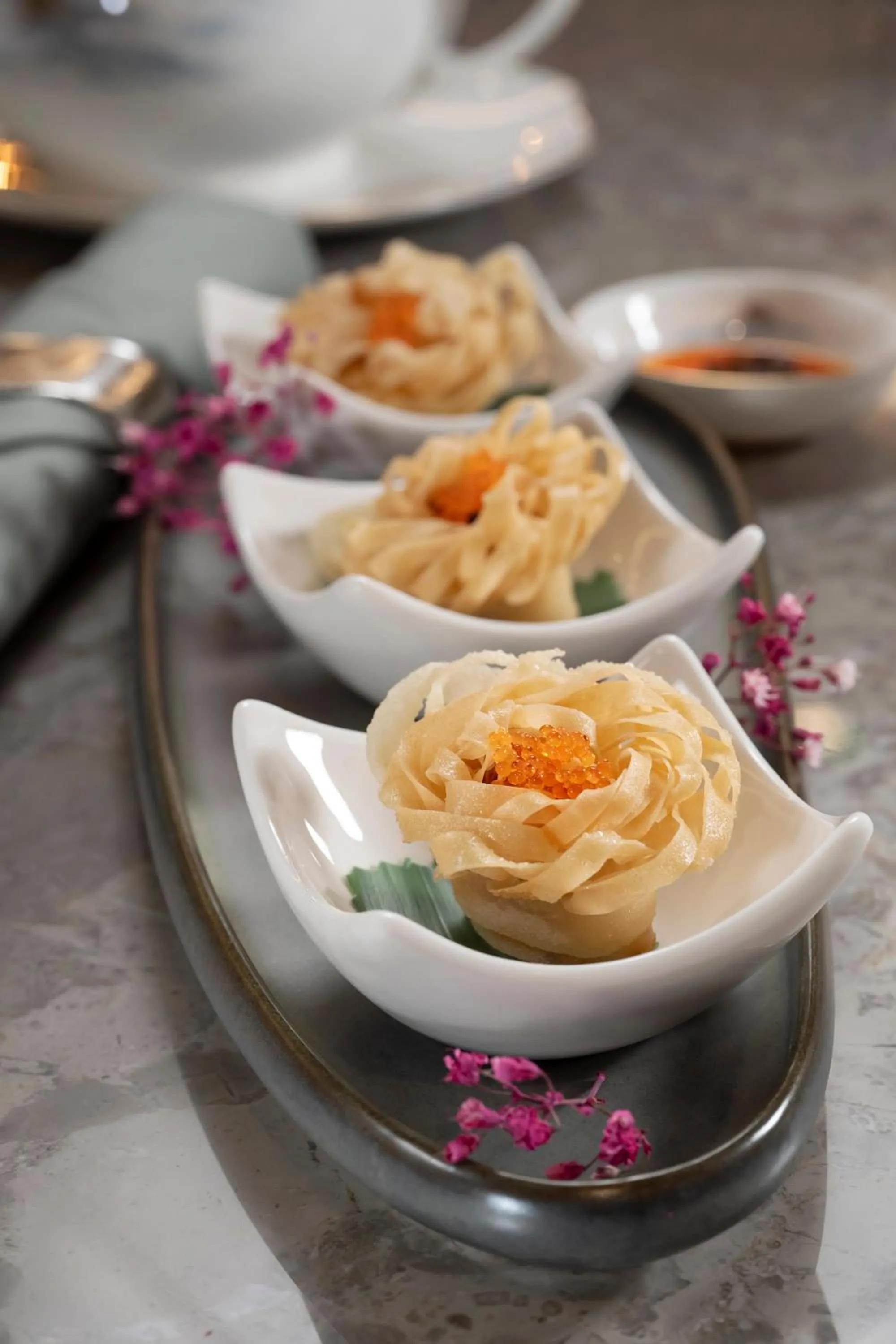 Food close-up in Dorsett Hotel Canary Wharf