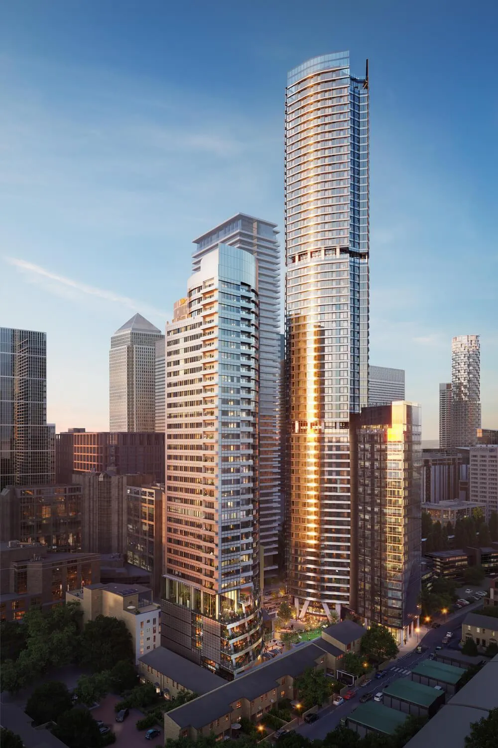 Property building in Dorsett Hotel Canary Wharf