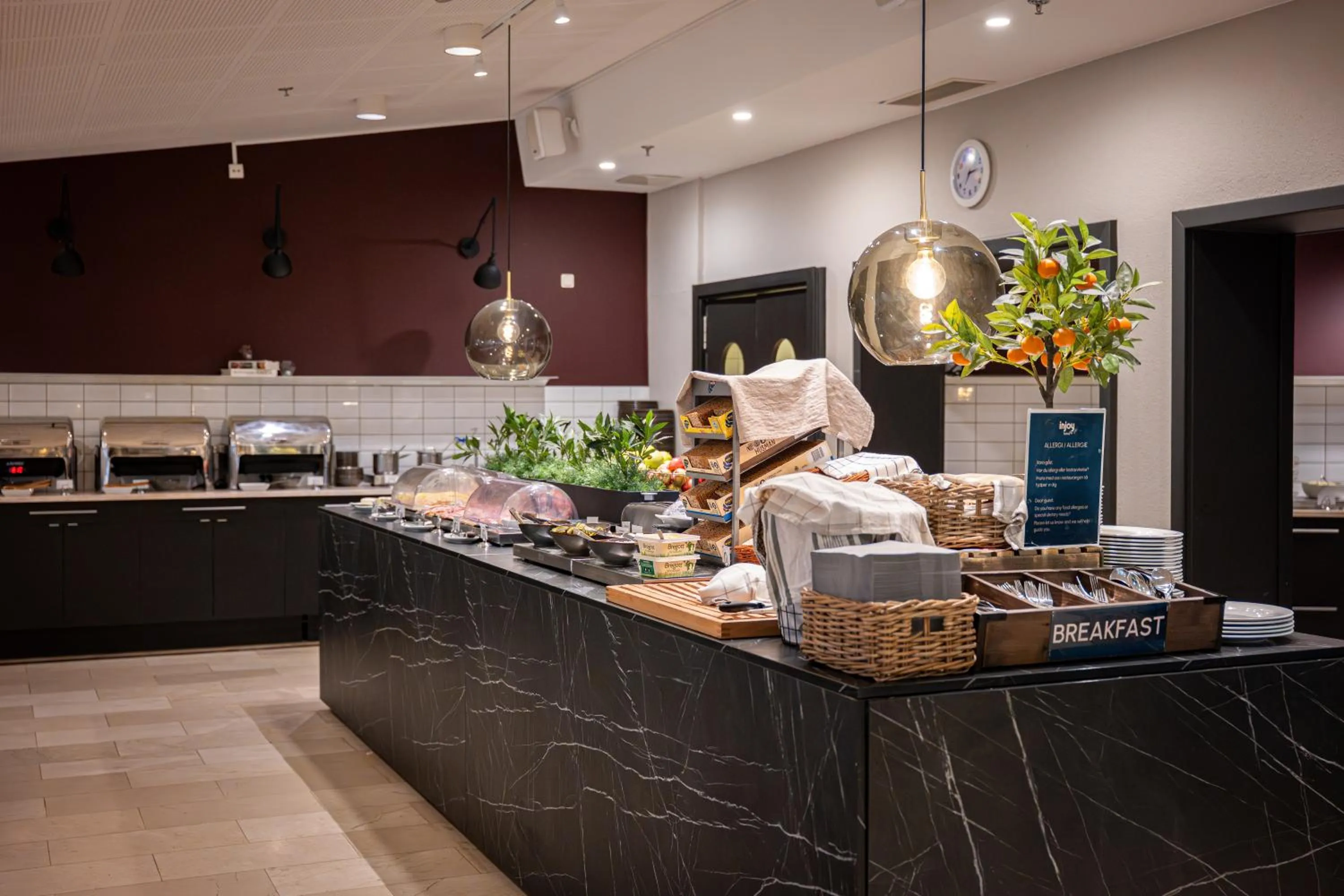 Breakfast in Injoy Premium Hotel Solna