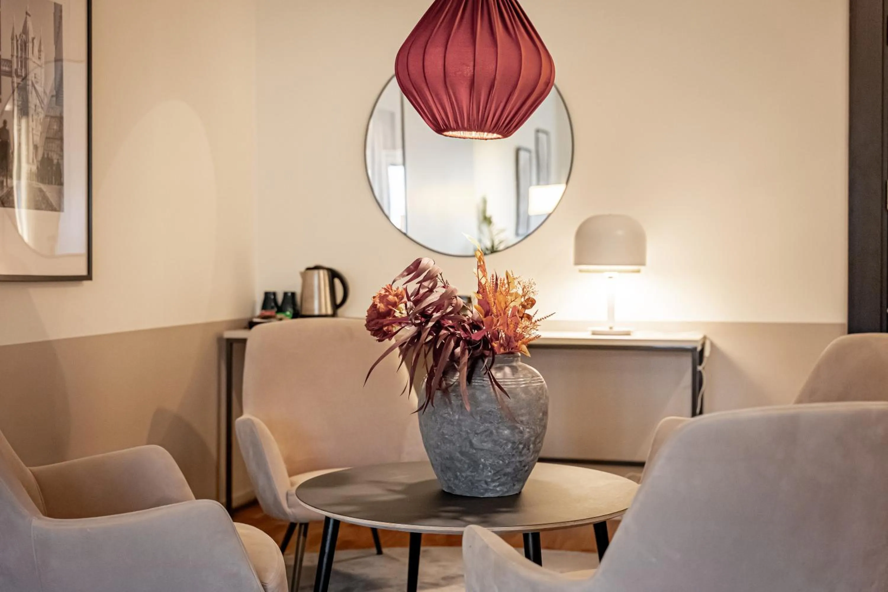 Seating area in Injoy Premium Hotel Solna