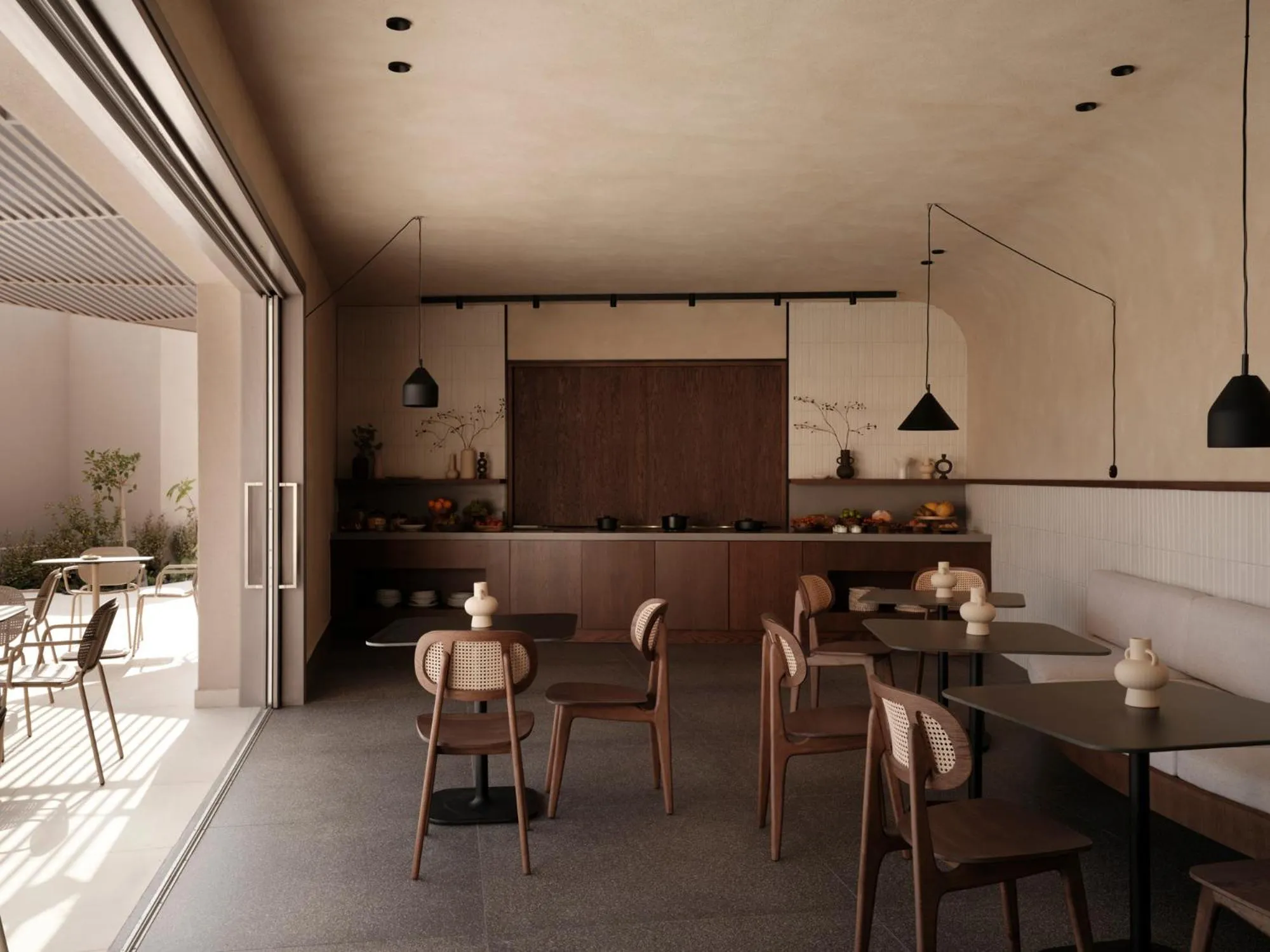 Restaurant/places to eat in Enarma Suites & Spa Wellness Retreat