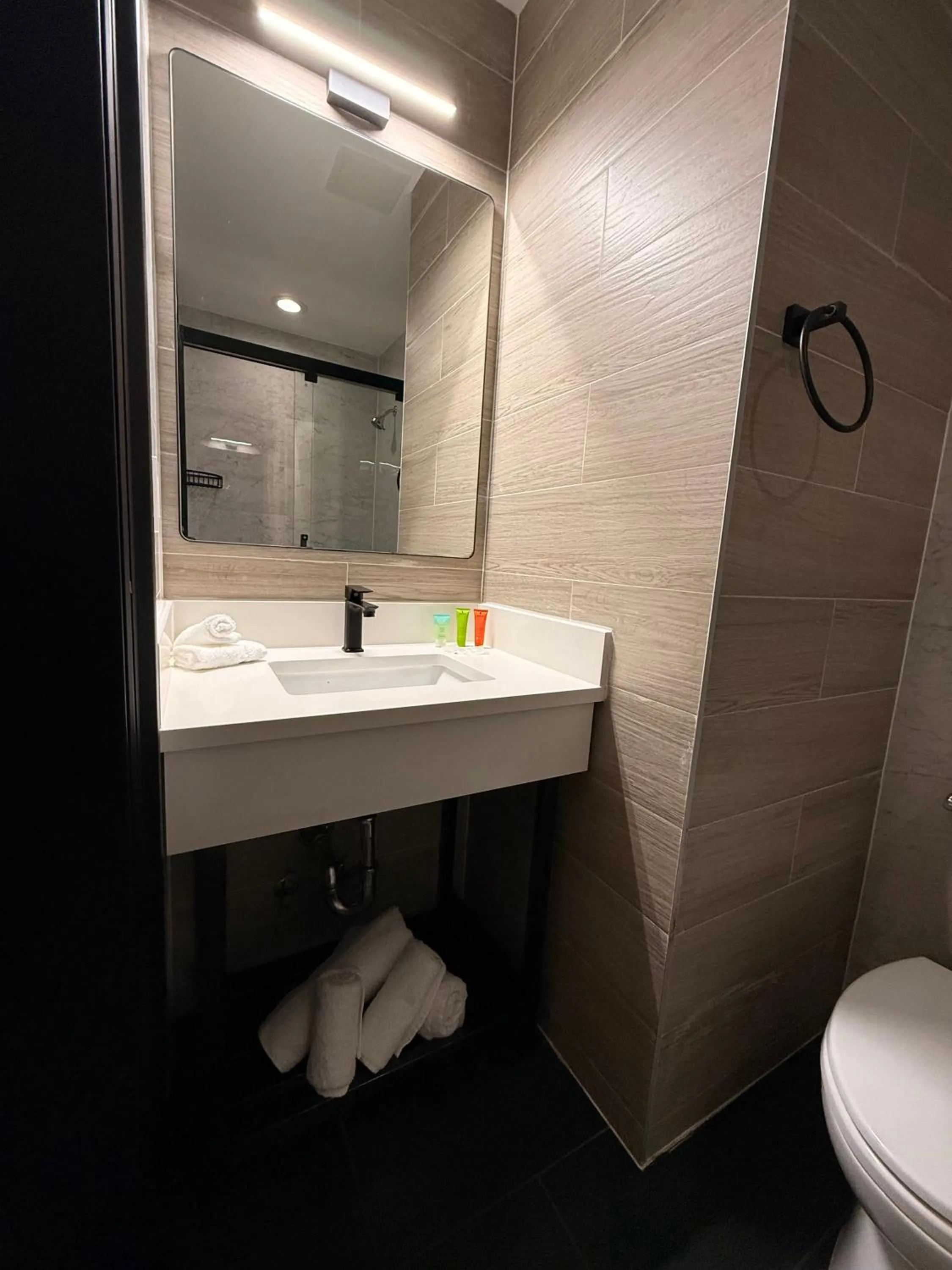 Shower in Bkway Hotel Brooklyn