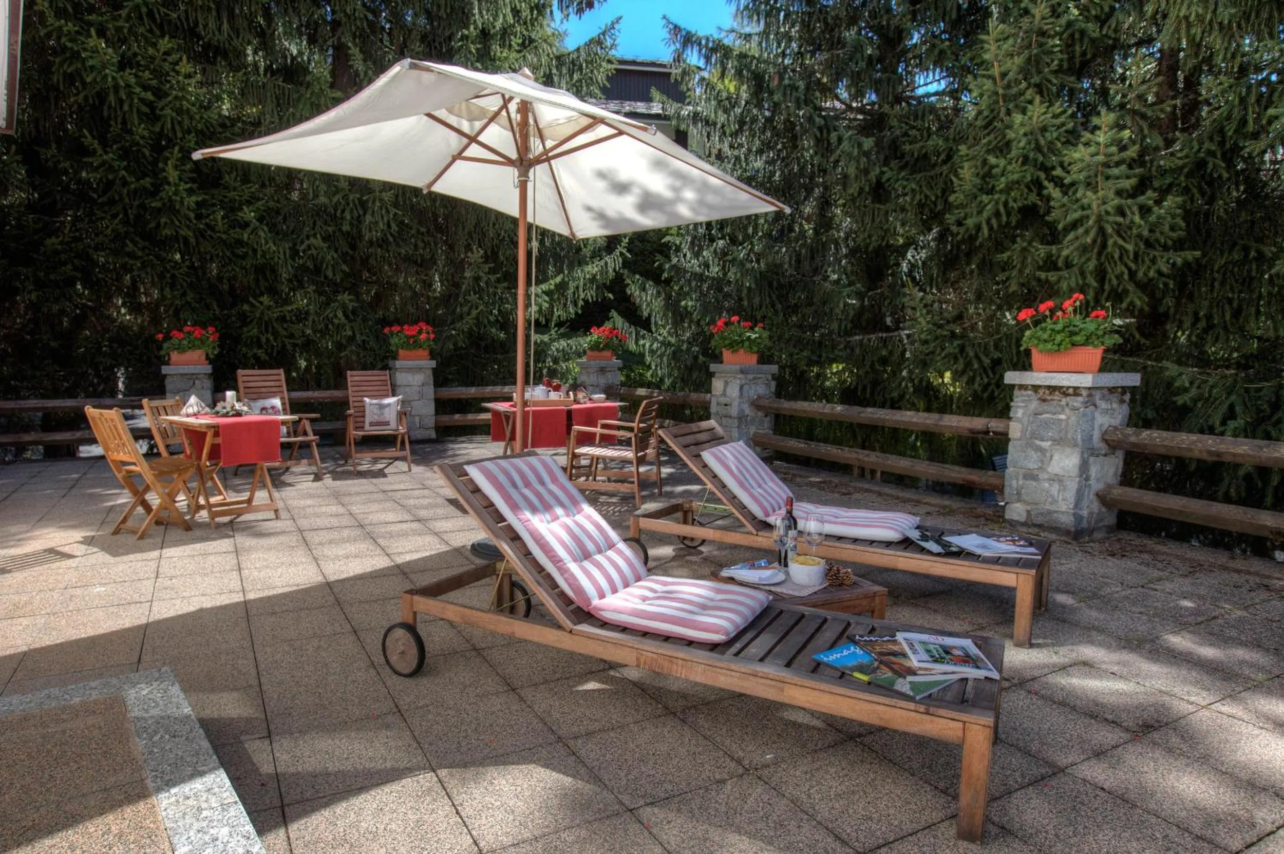 Balcony/Terrace in B&B Residence Checrouit