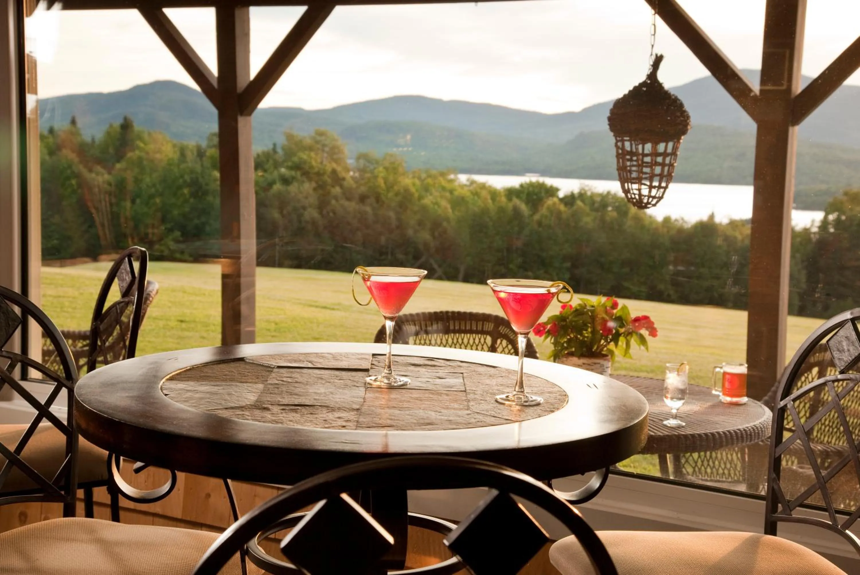 Patio in The Lodge at Moosehead Lake