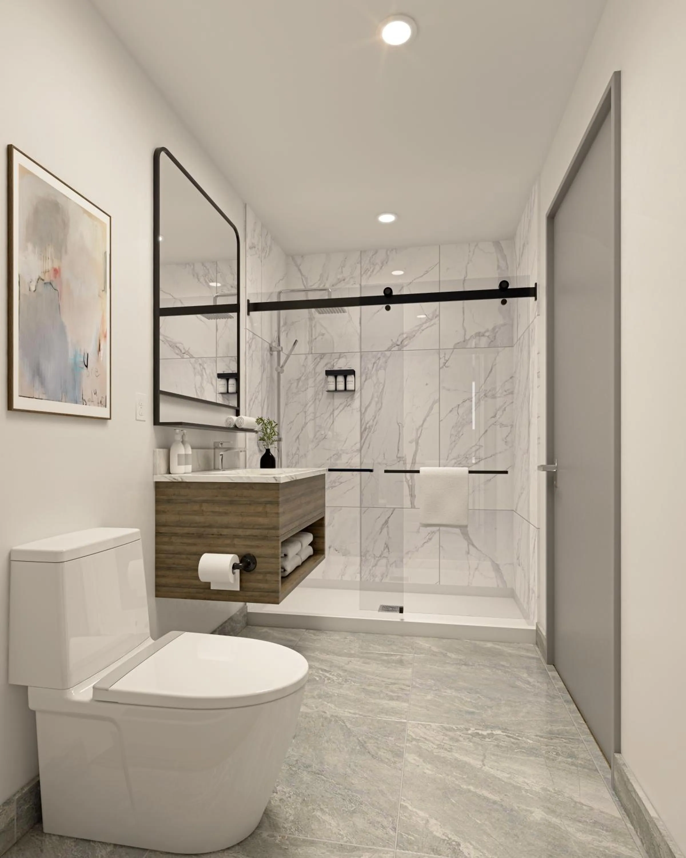 Bathroom in Kins Hotel