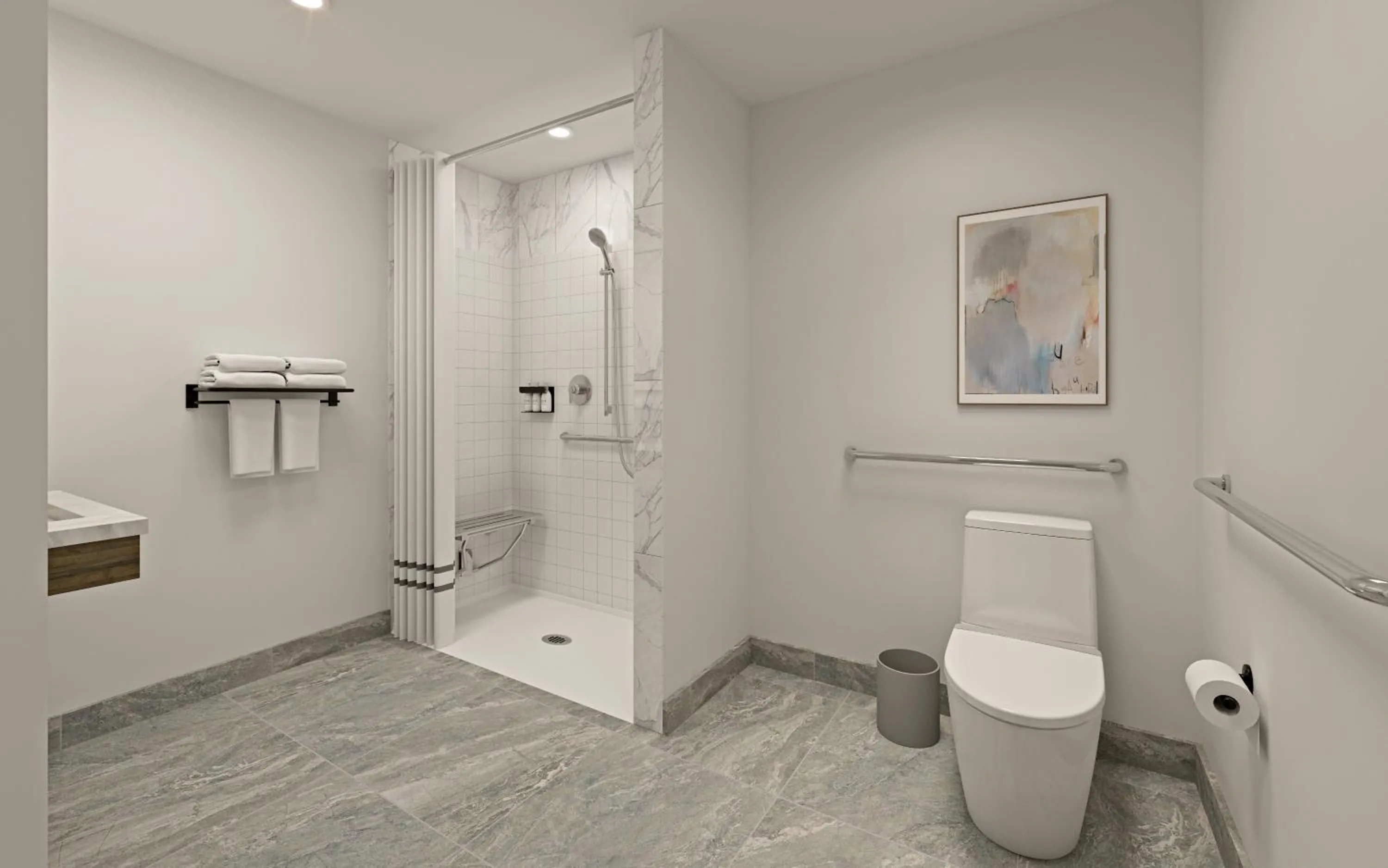 Shower in Kins Hotel