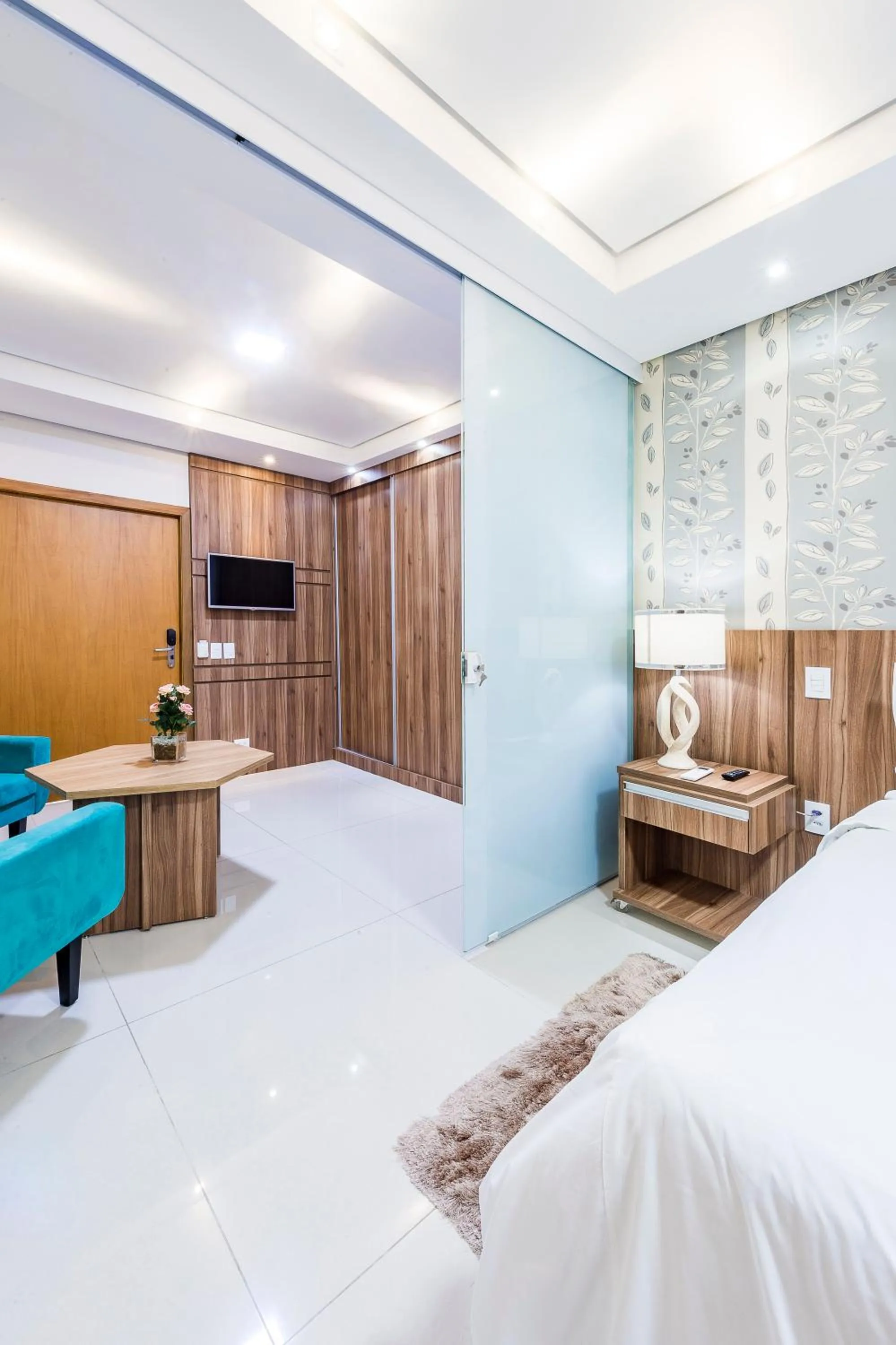 Decorative detail, Bed in Serata Hotel