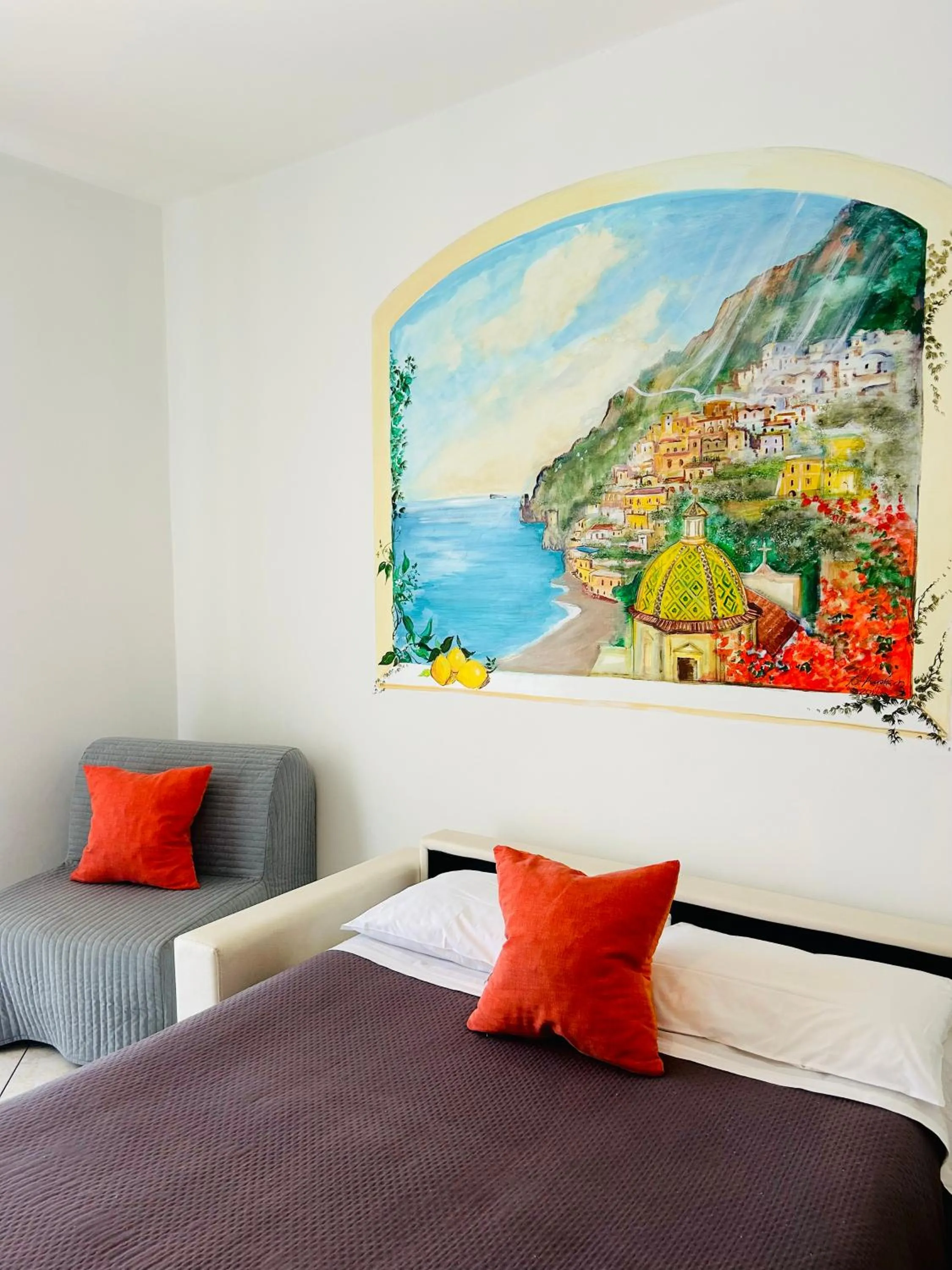 Bed in Locanda Costa D'Amalfi