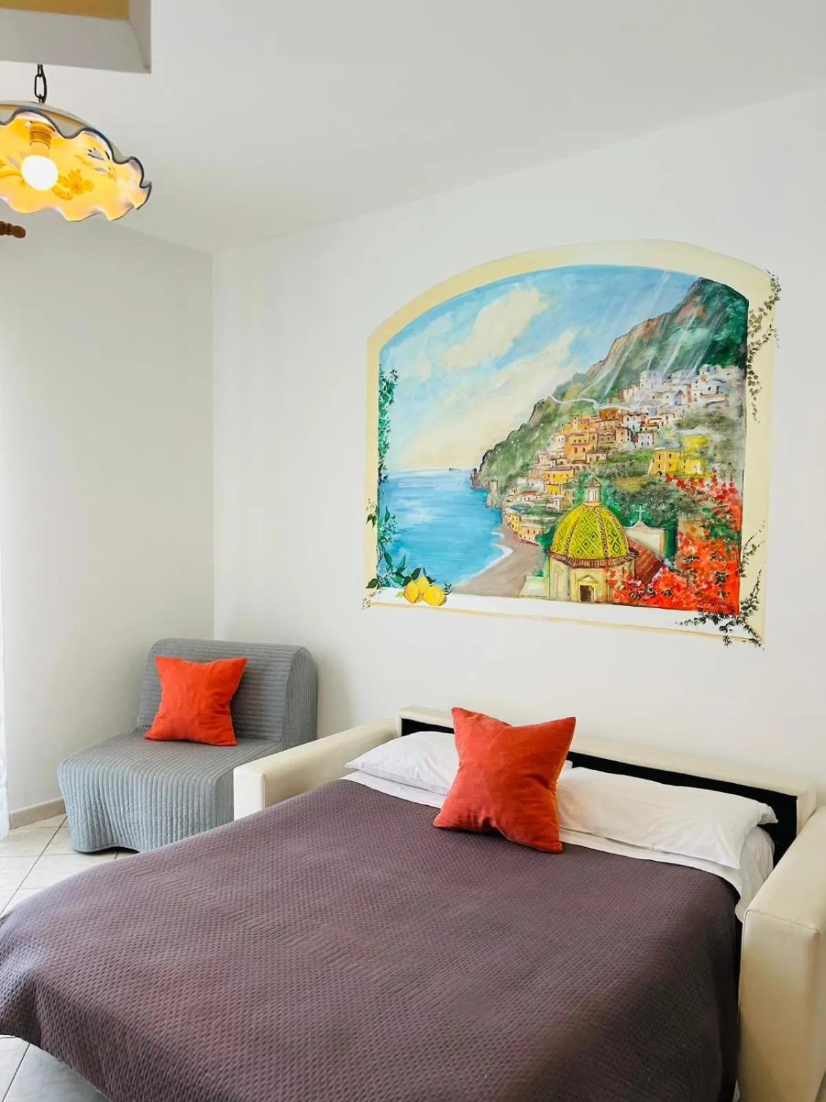 Bed in Locanda Costa D'Amalfi