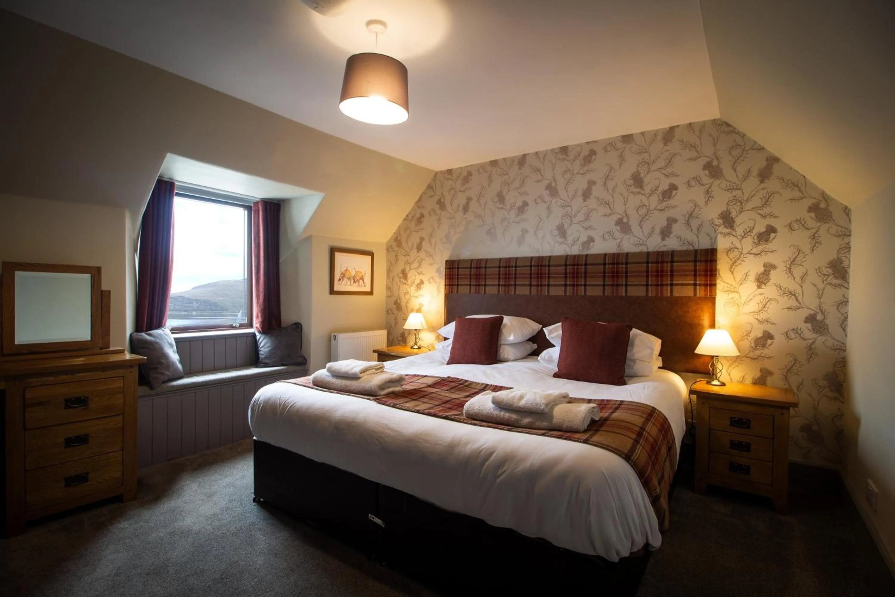 Bed in Inn at Port nan Gael