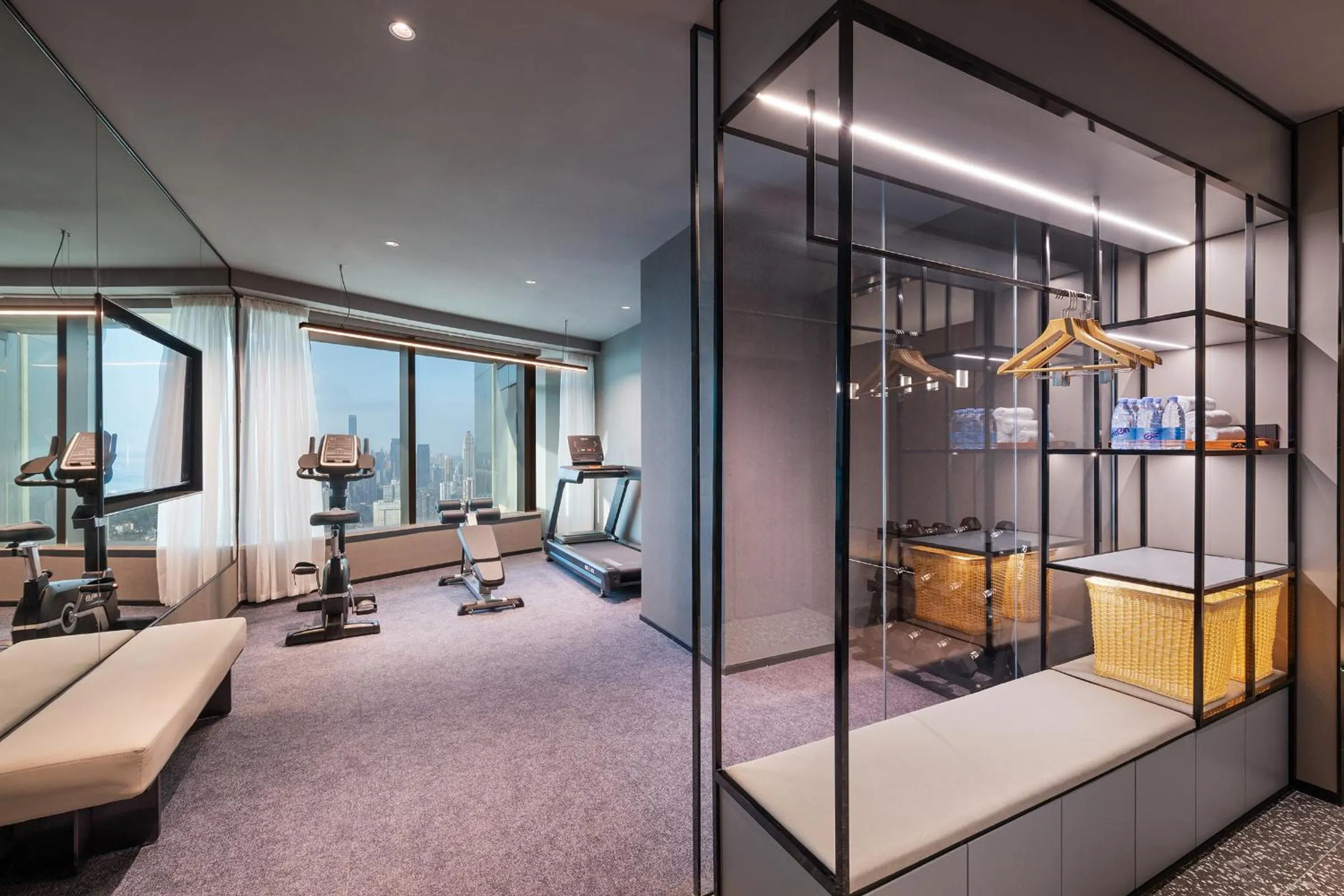 Fitness centre/facilities in Atour Hotel Wuhan Riverview Jianghan Road Pedestrian Street