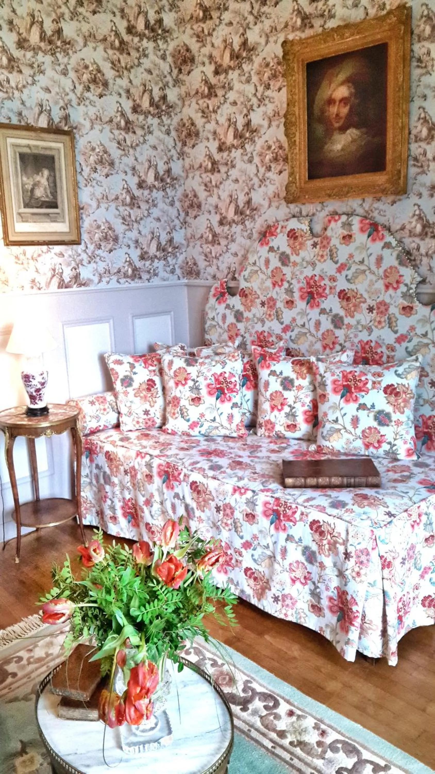 Living room in Château de Chantore