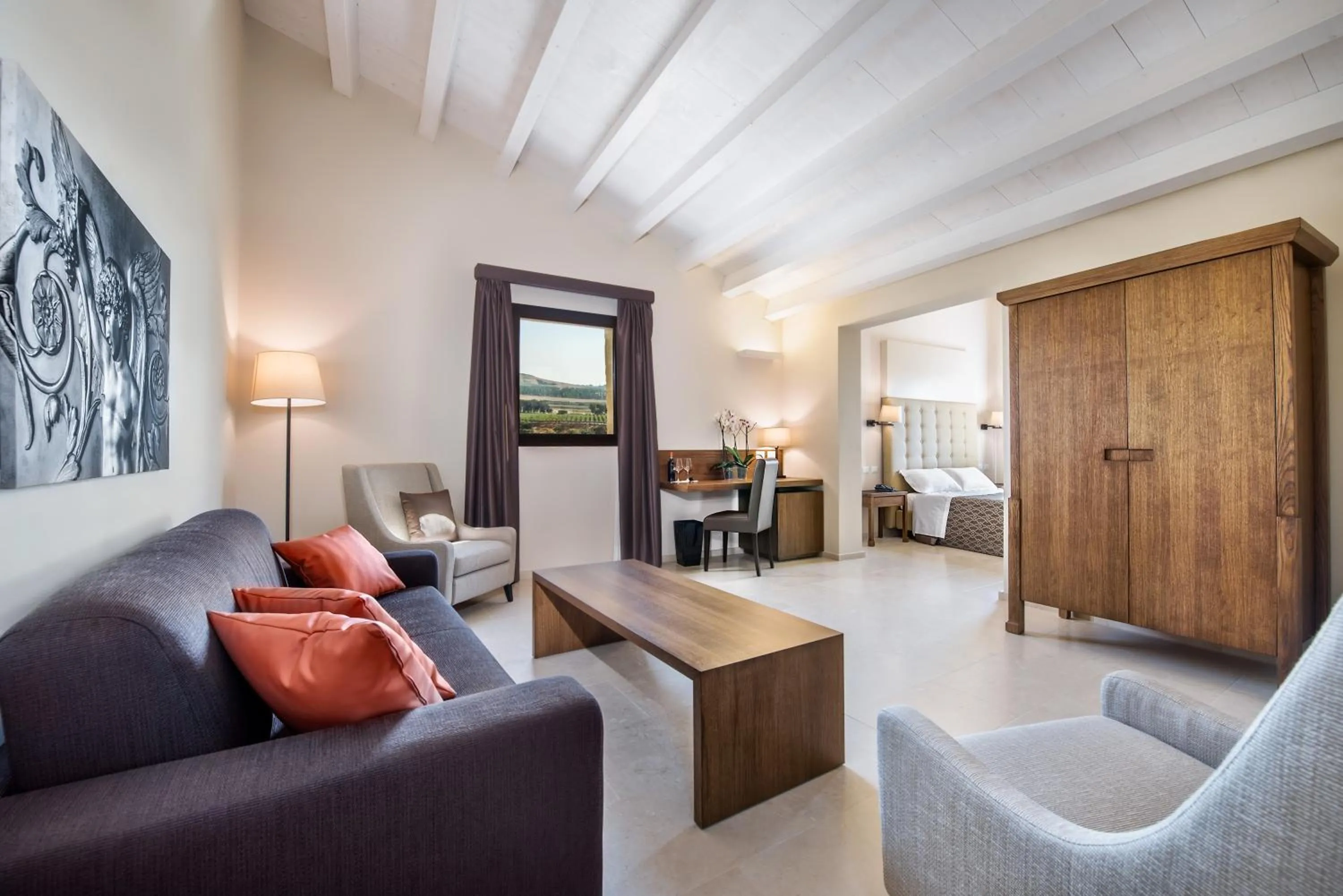 Photo of the whole room in Firriato Hospitality - Baglio Sorìa