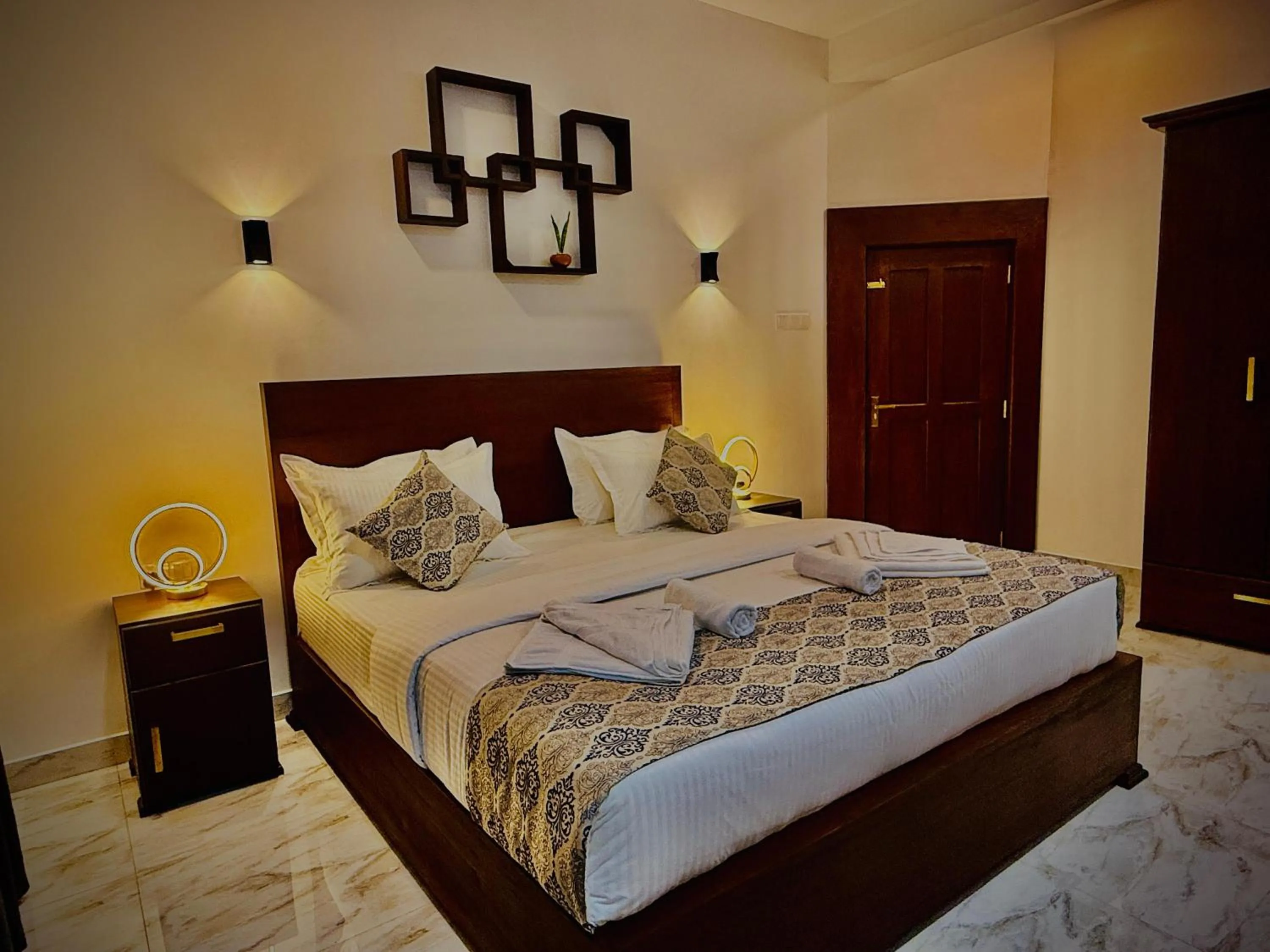 Bed in Aloe Transit Hotel