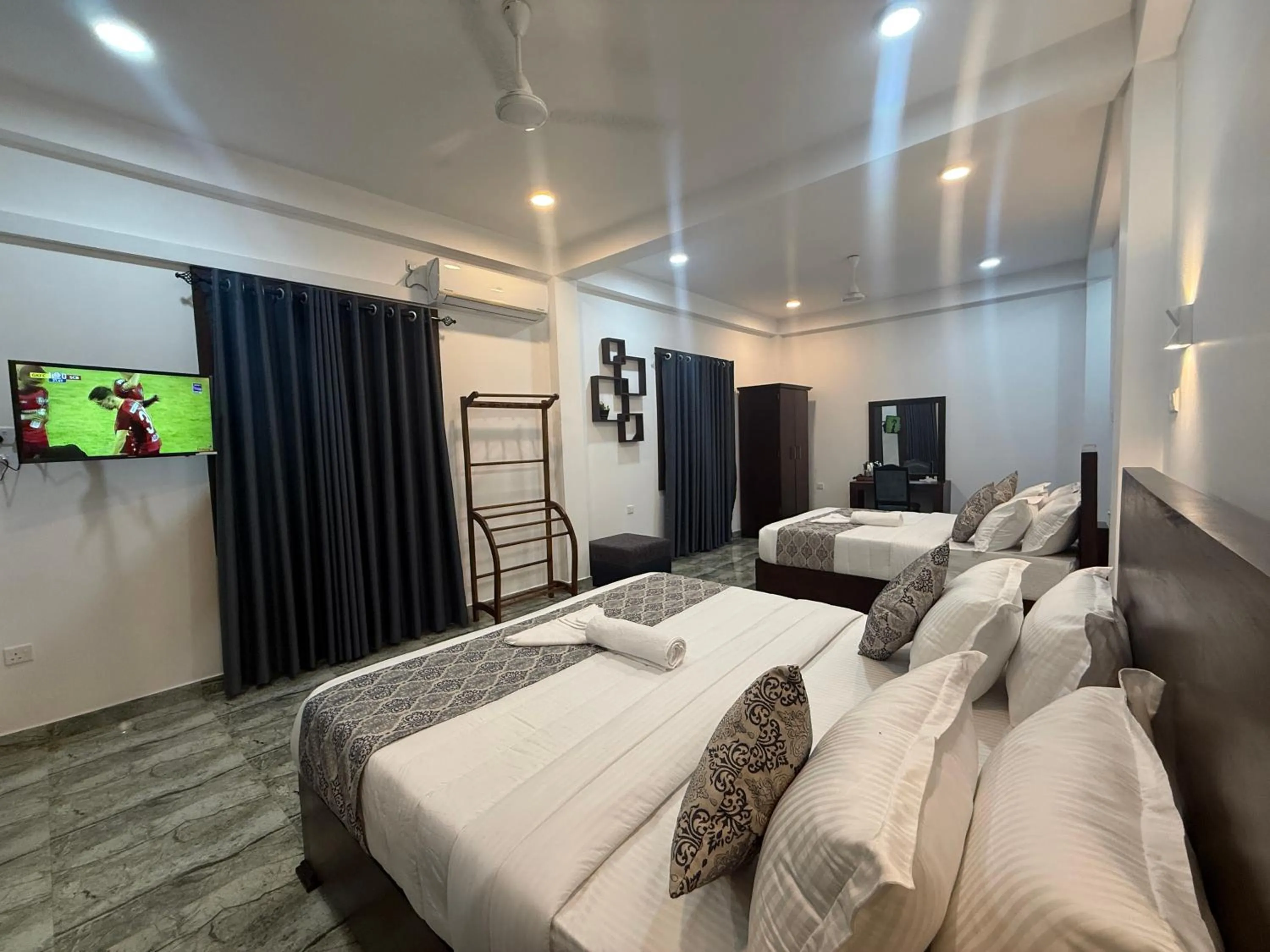 Bed in Aloe Transit Hotel