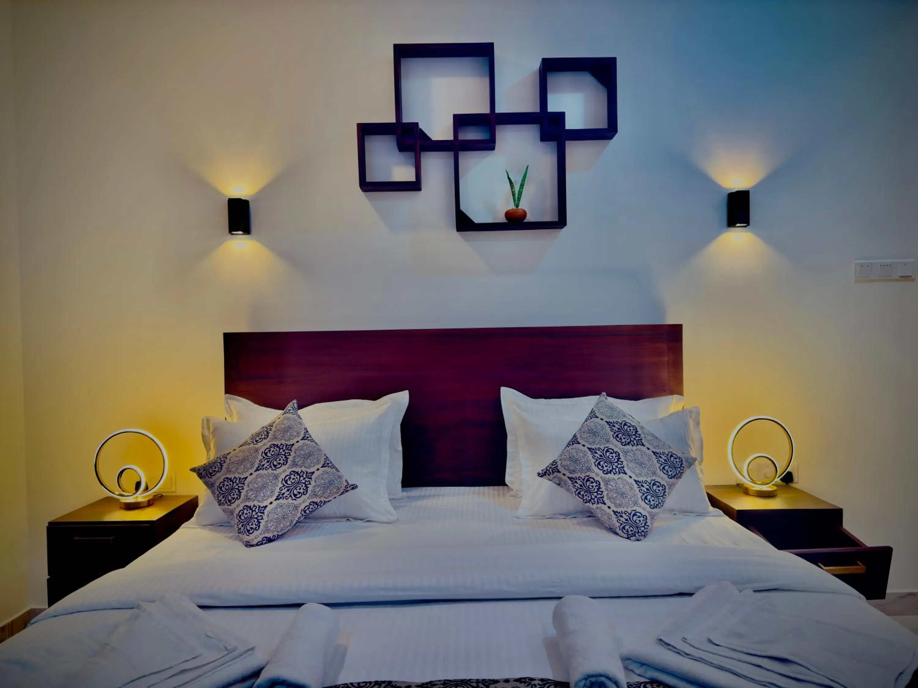 Bed in Aloe Transit Hotel