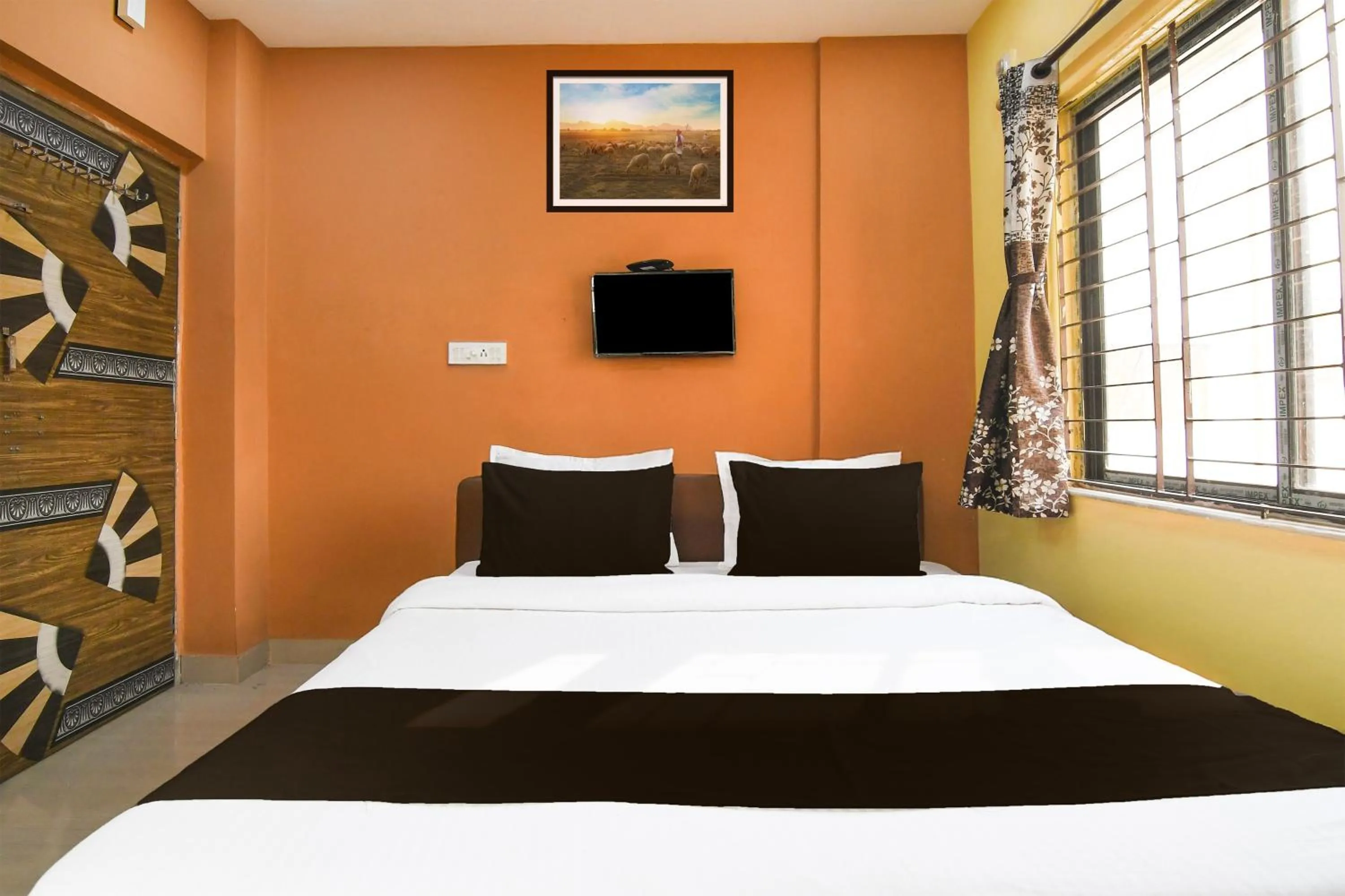 Bedroom, Bed in Hotel O Beleghata Formerly Santoshi Banquet And Marriage Hall