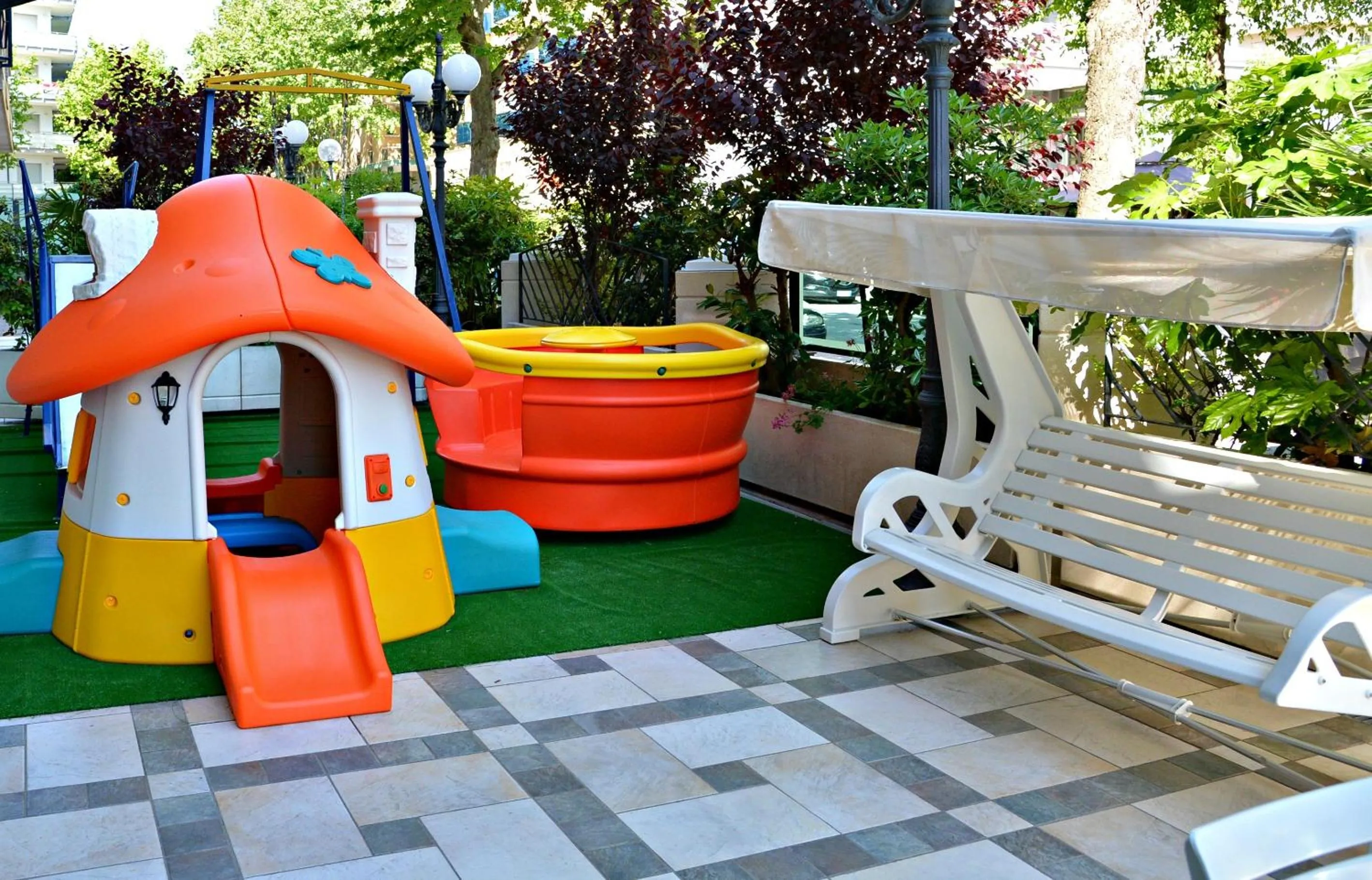 Children play ground in Hotel Verona