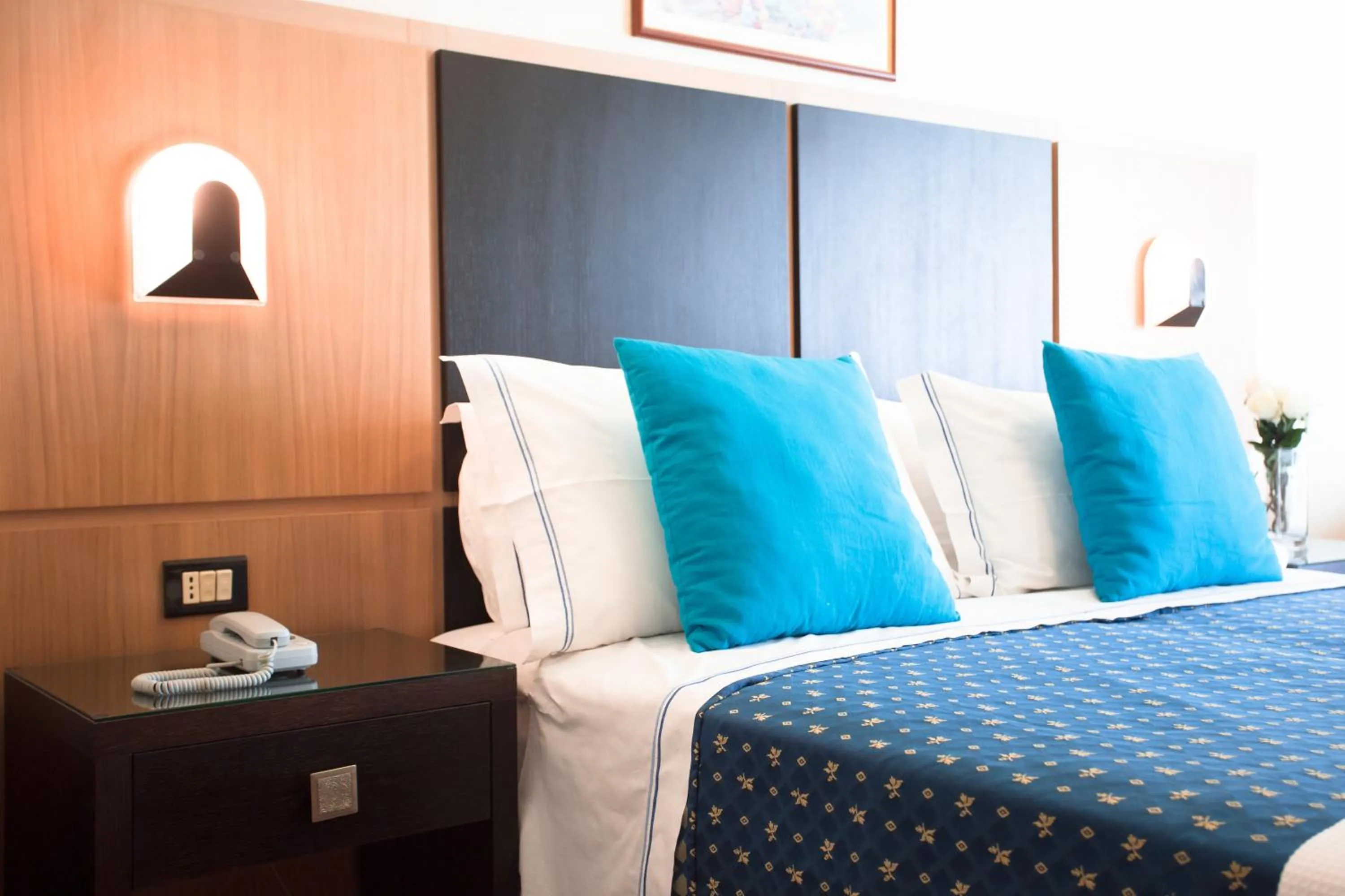 Decorative detail, Bed in Hotel Verona