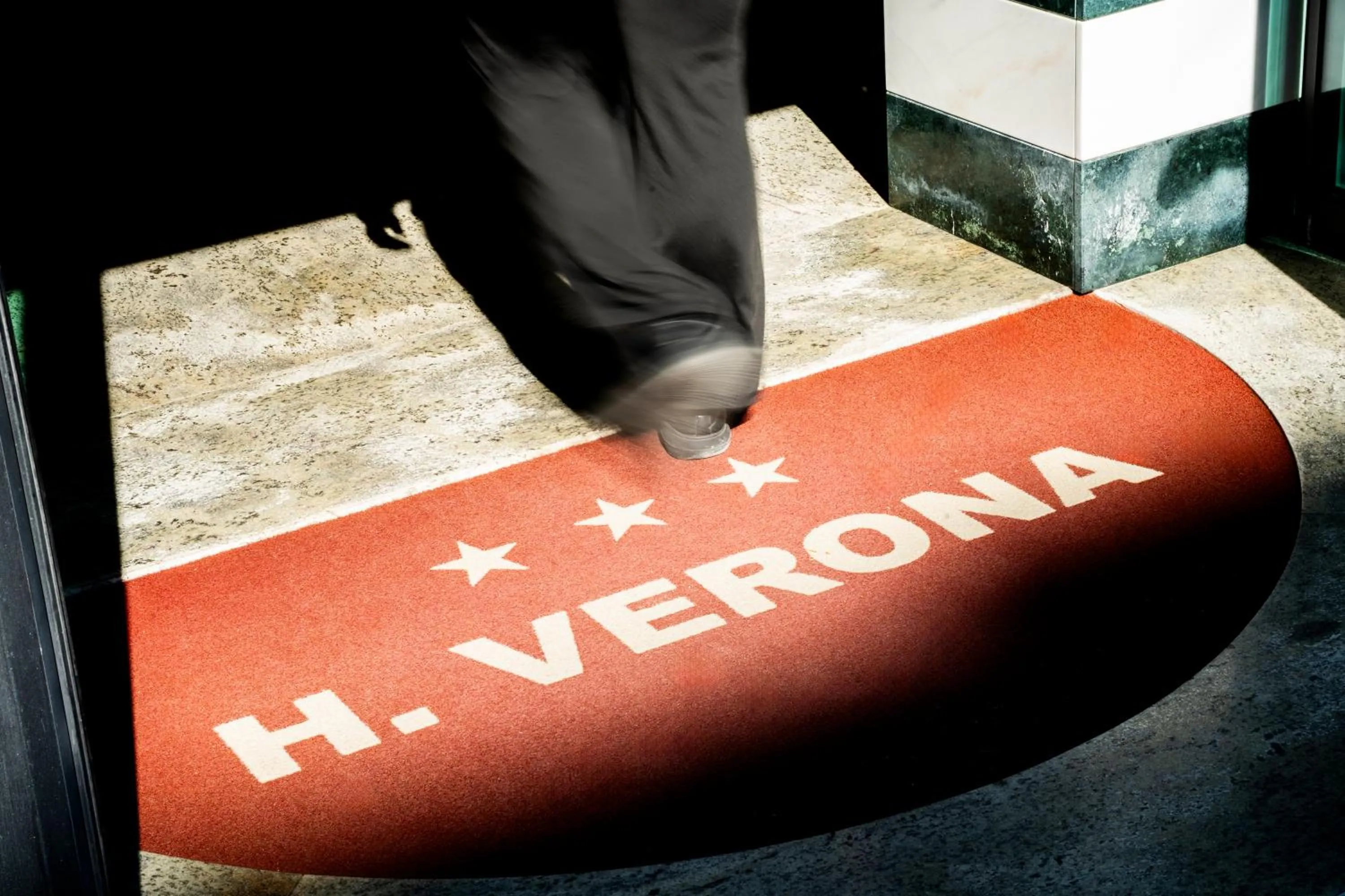 Decorative detail in Hotel Verona