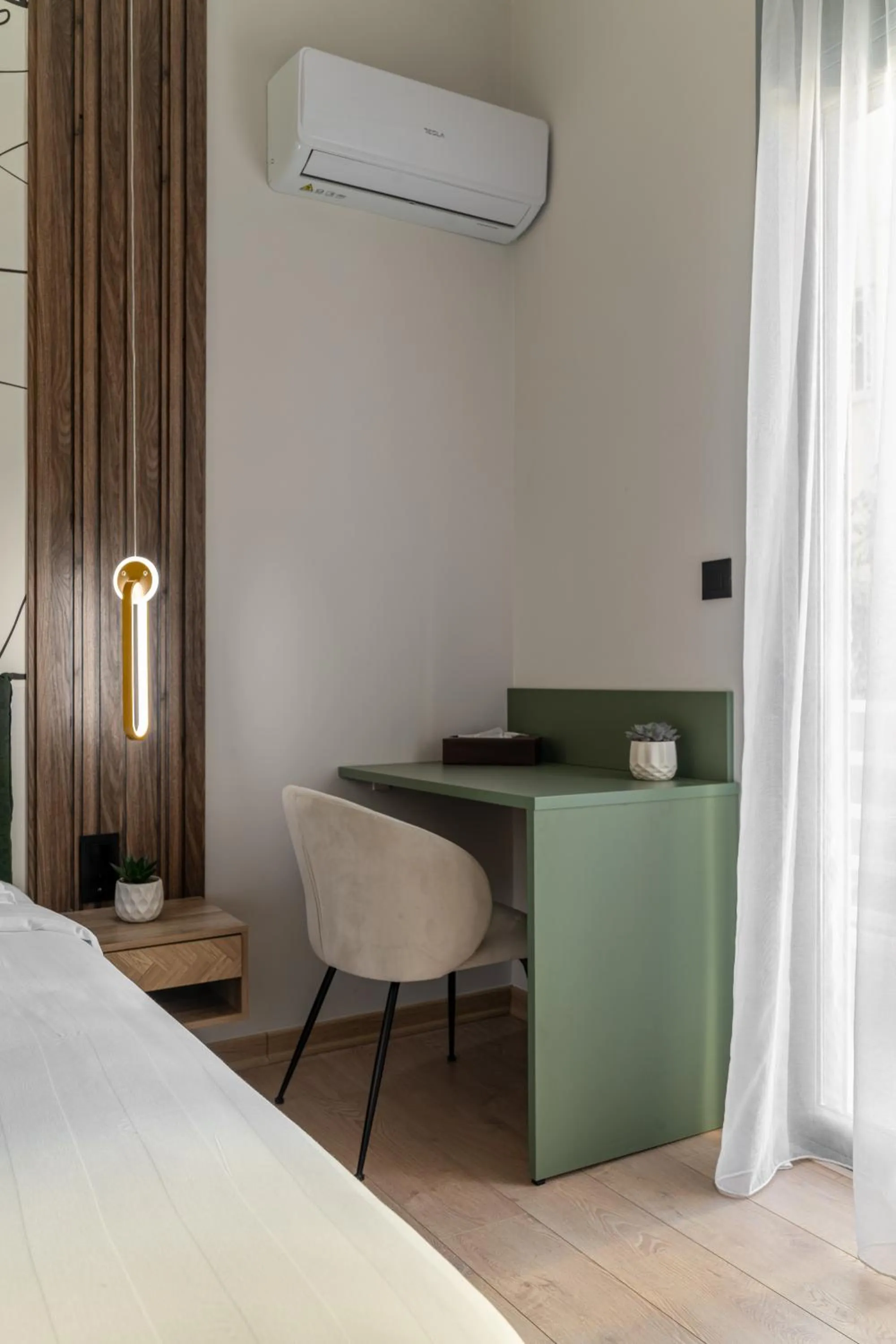 Bed in Phalerus Suites