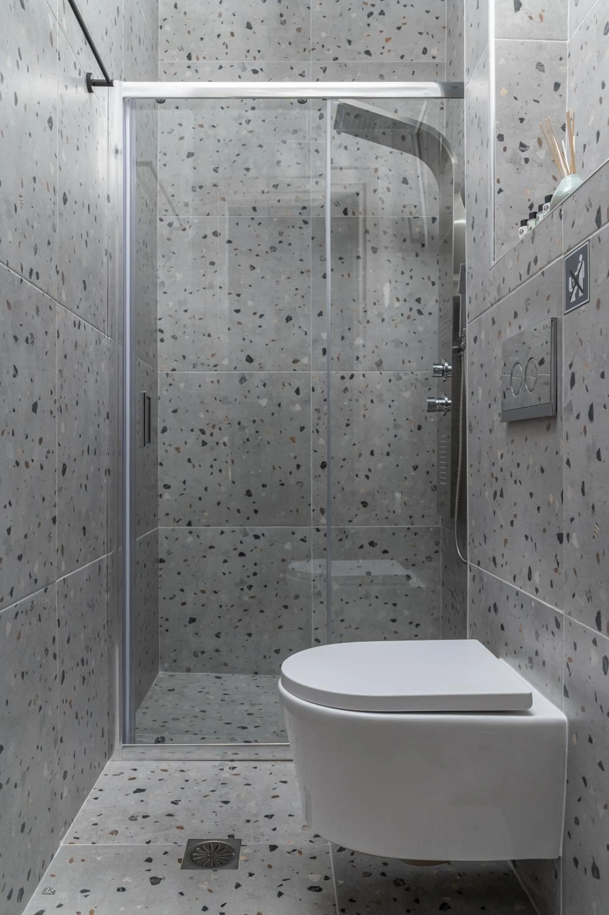 Shower in Phalerus Suites