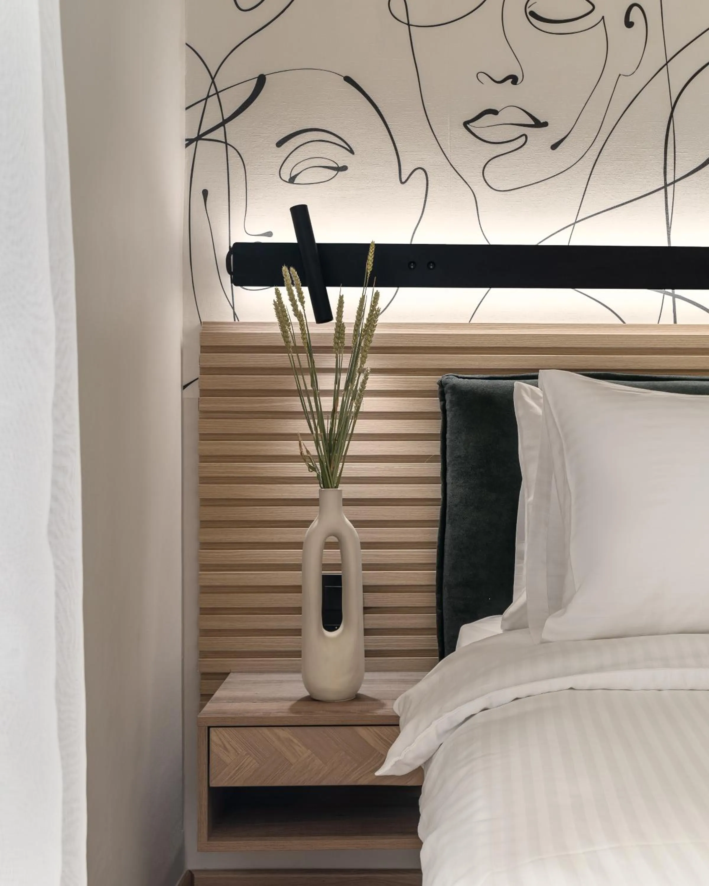 Bed in Phalerus Suites