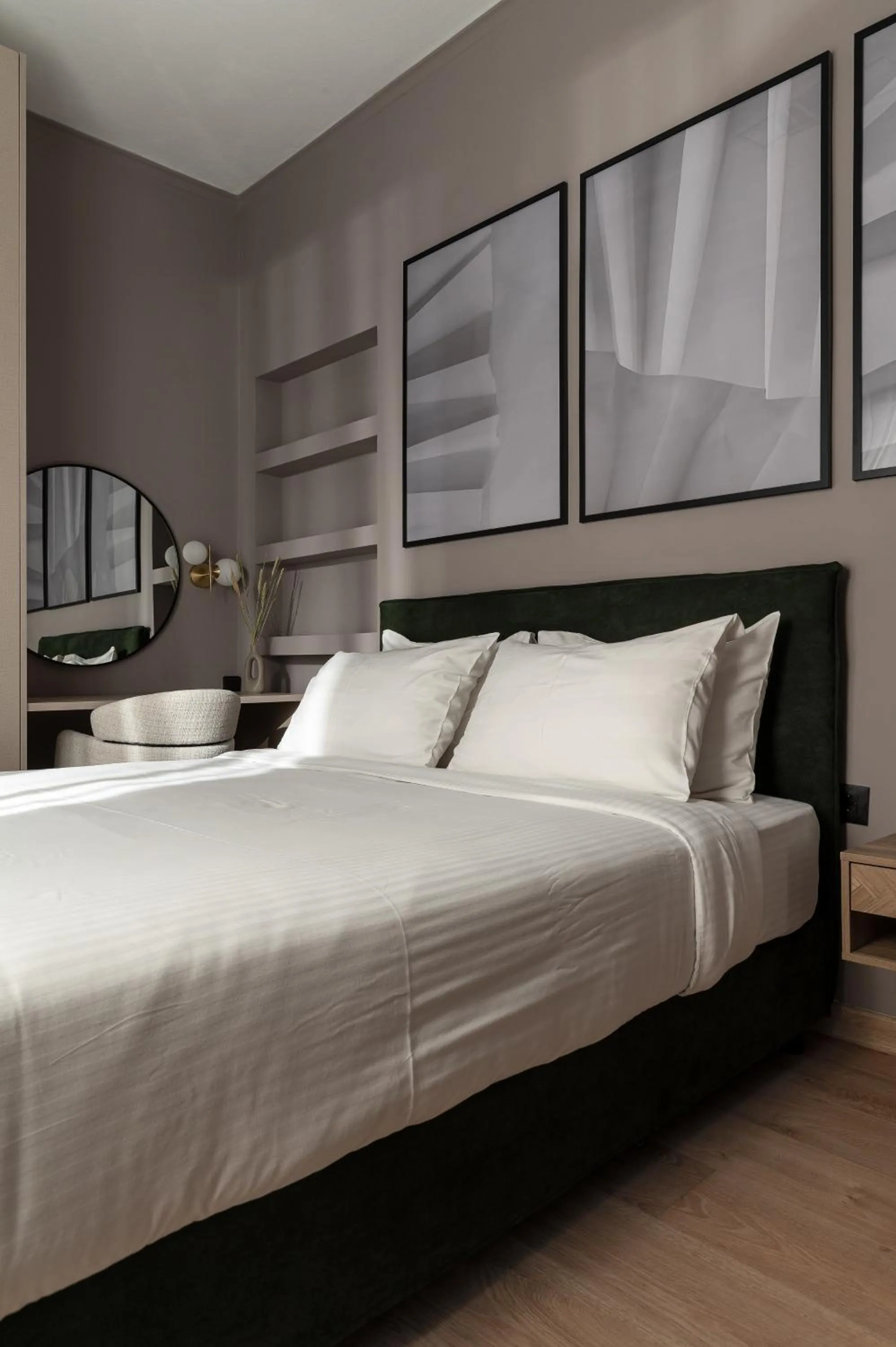 Bed in Phalerus Suites