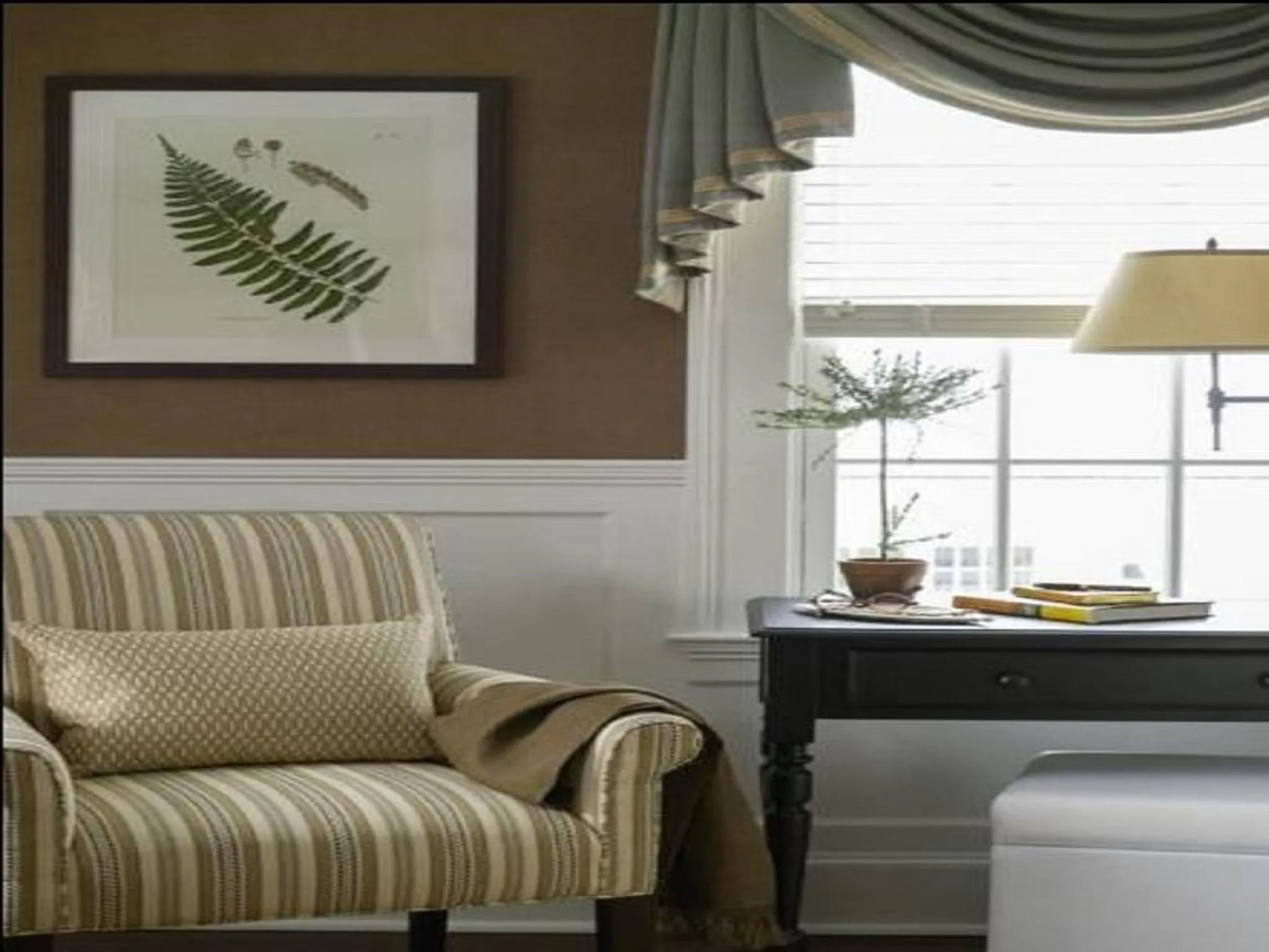 Seating area in The White Hart