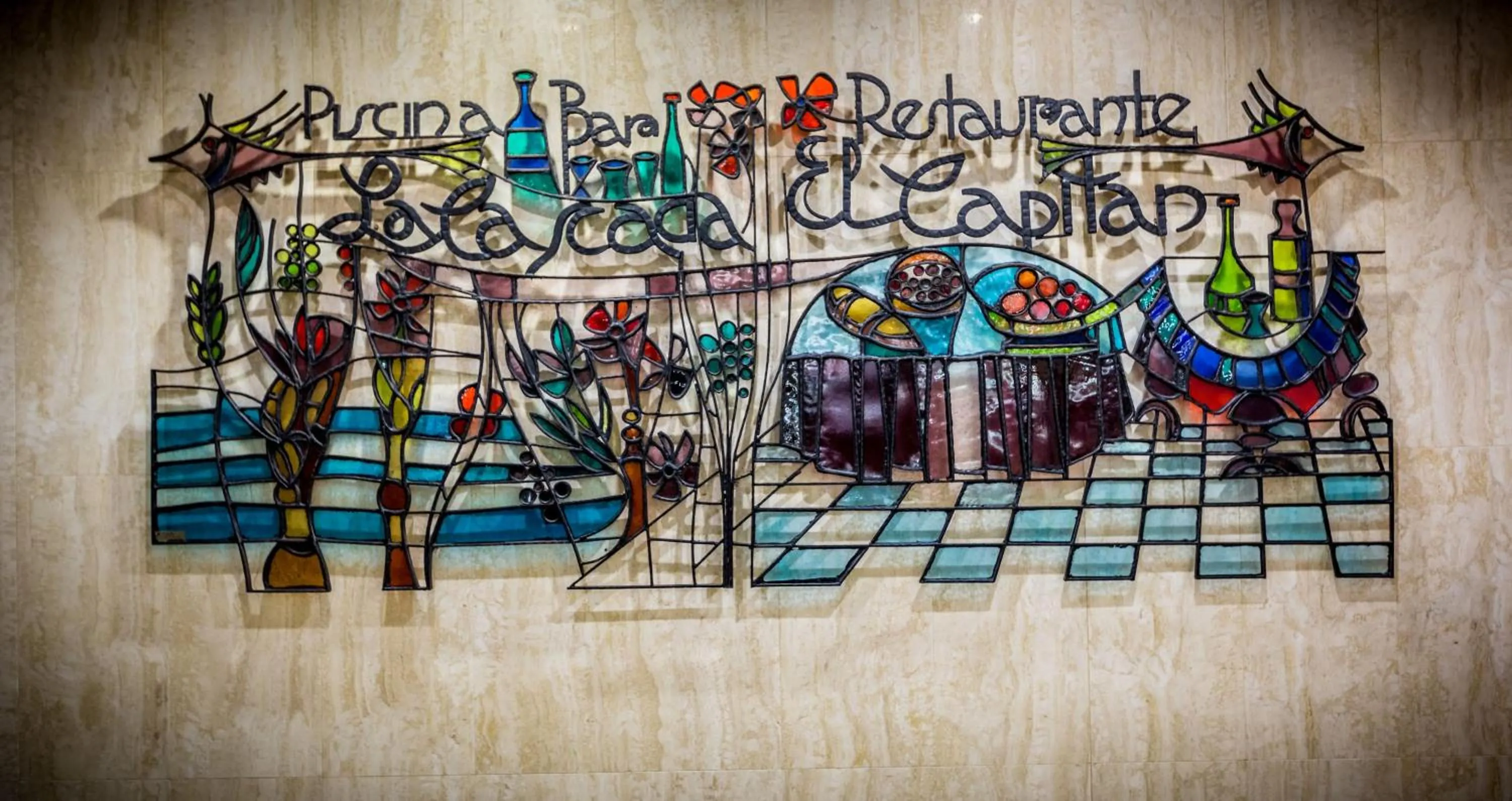 Decorative detail in Hotel Olé Caribe