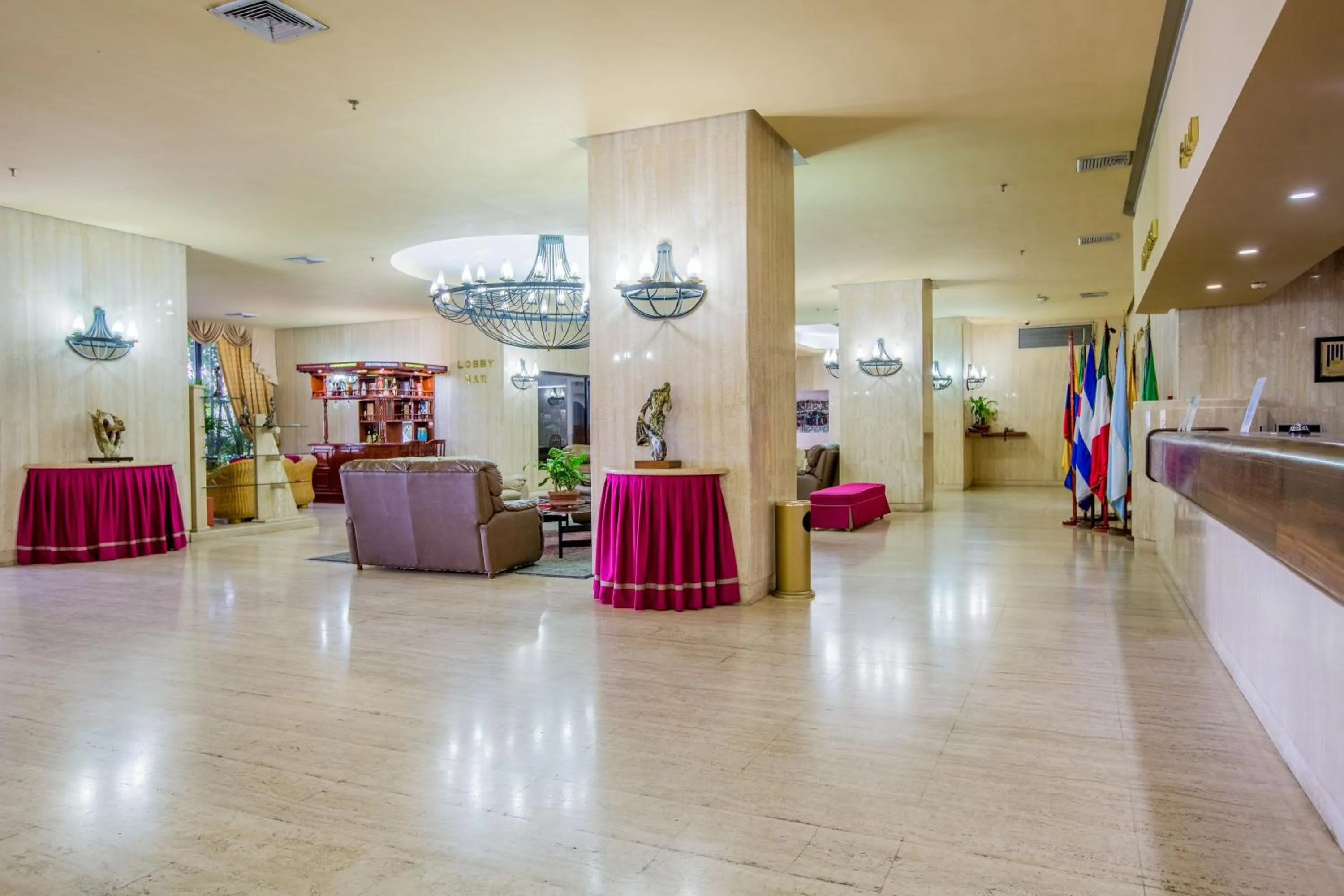 Lobby or reception in Hotel Olé Caribe