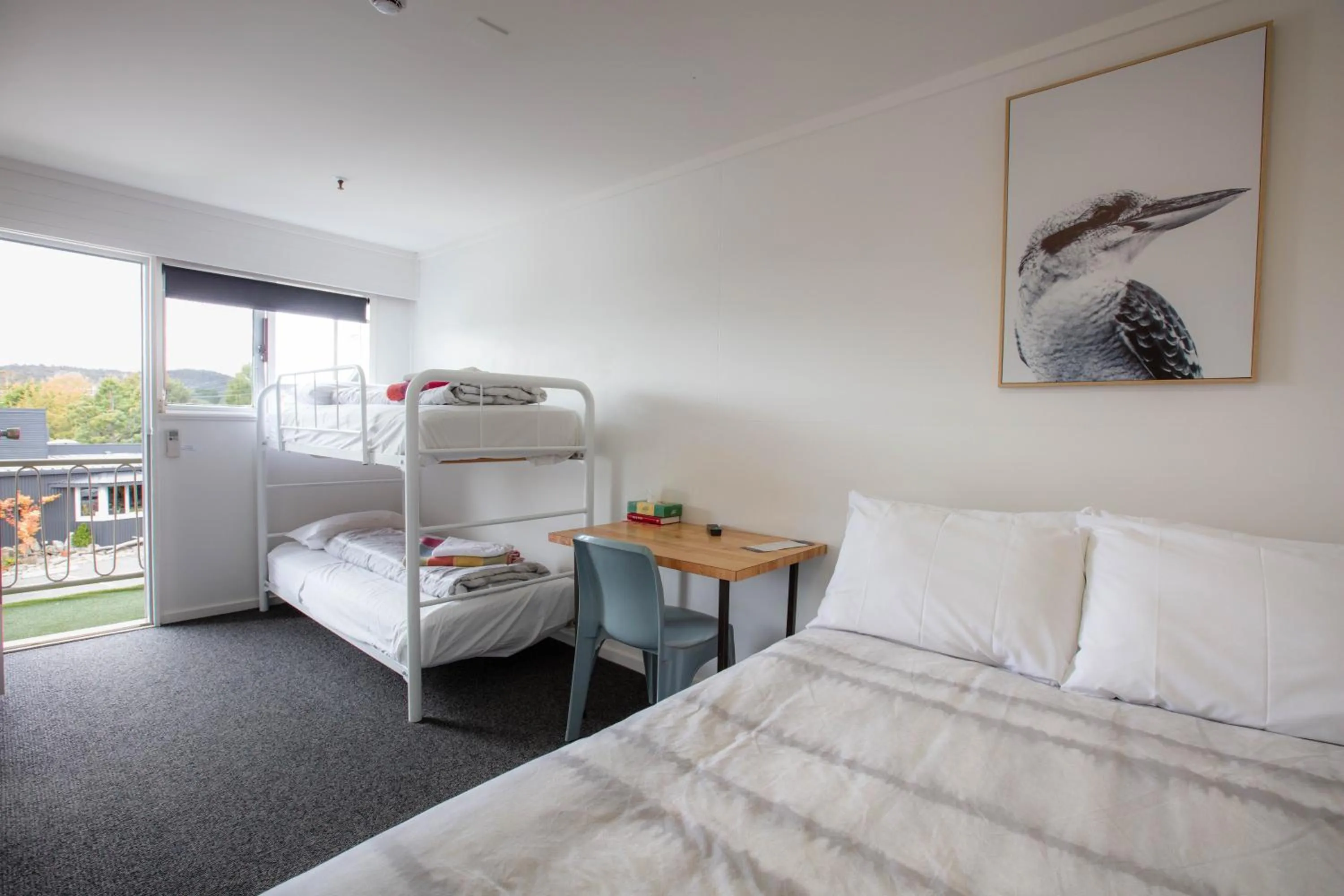 Bed in Kookaburra Lodge